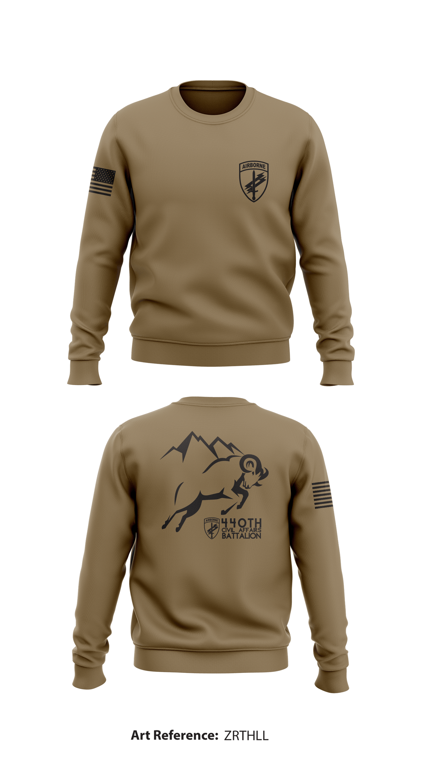 440th Civil Affairs Battalion Store 1 Core Men's Crewneck Performance Sweatshirt - ZRthLL