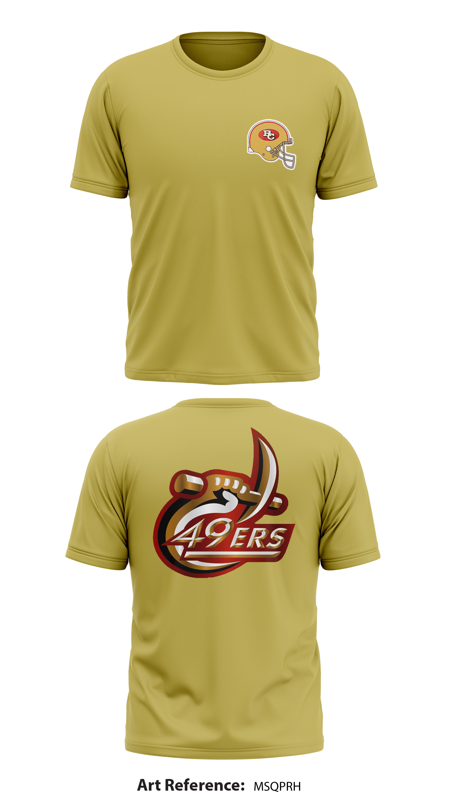 49ers Store 1 Core Men s SS Performance Tee mSqpRh Emblem Athletic