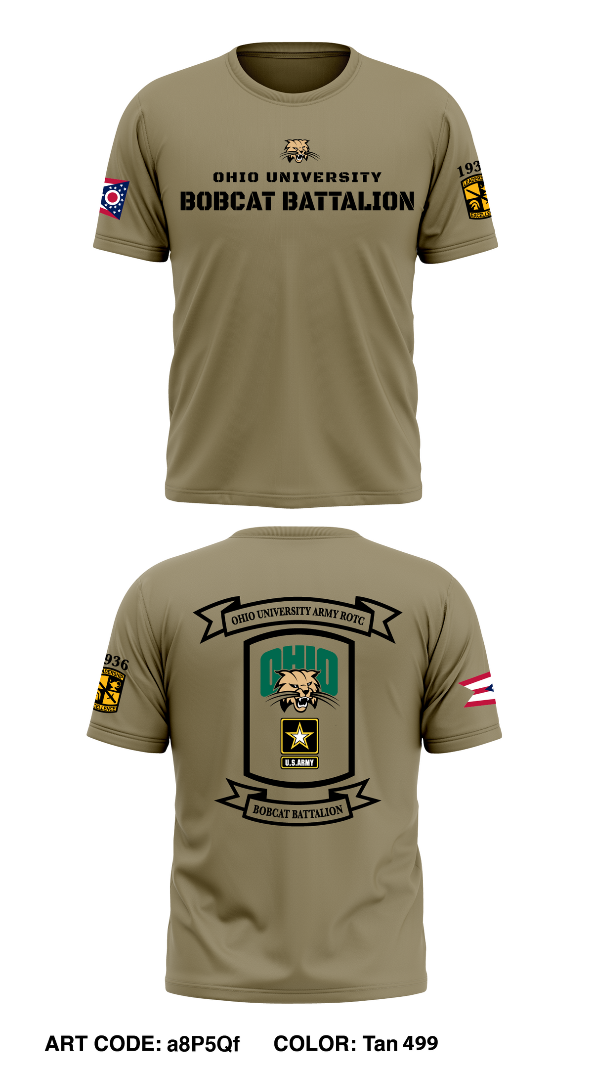 Bobcat Battalion Core Men's SS Performance Tee - a8P5Qf
