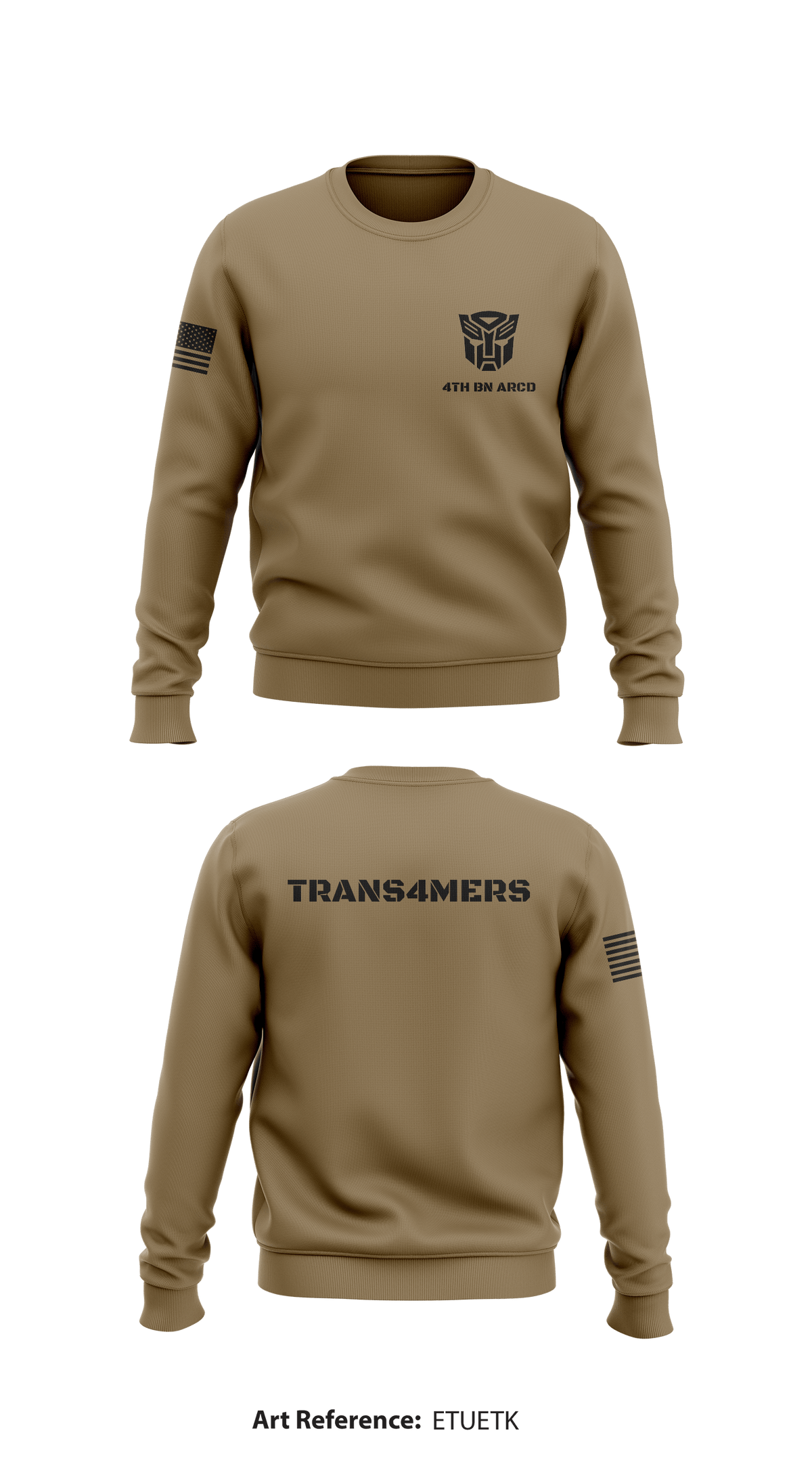 4th BN ARCD Store 1 Core Men's Crewneck Performance Sweatshirt - ETUeTK