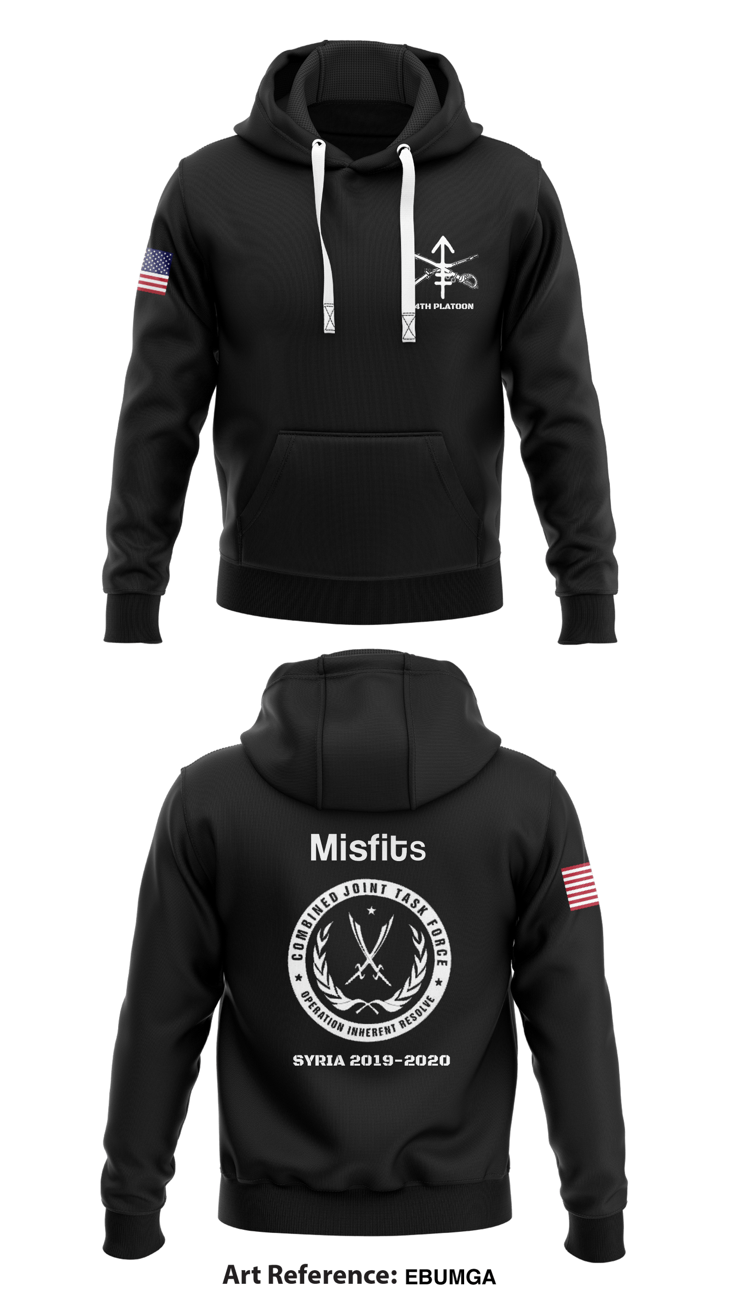 4th Platoon 3-21 Store 1 Core Men's Hooded Performance Sweatshirt - eBuMgA