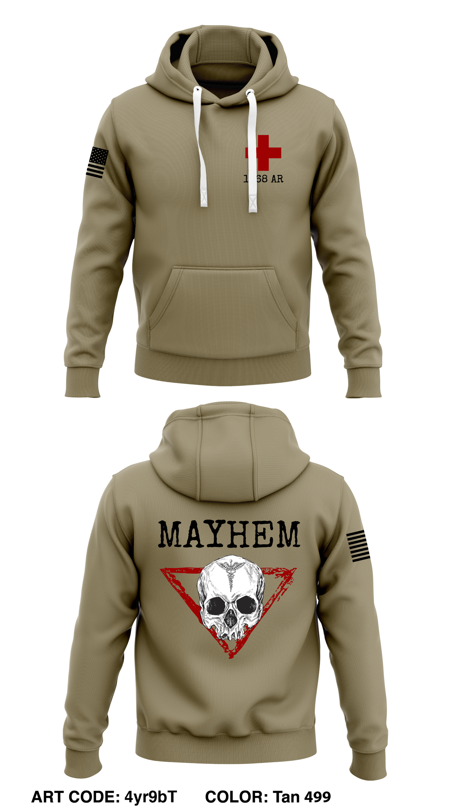 1-68 medics Core Men's Hooded Performance Sweatshirt - 4yr9bT
