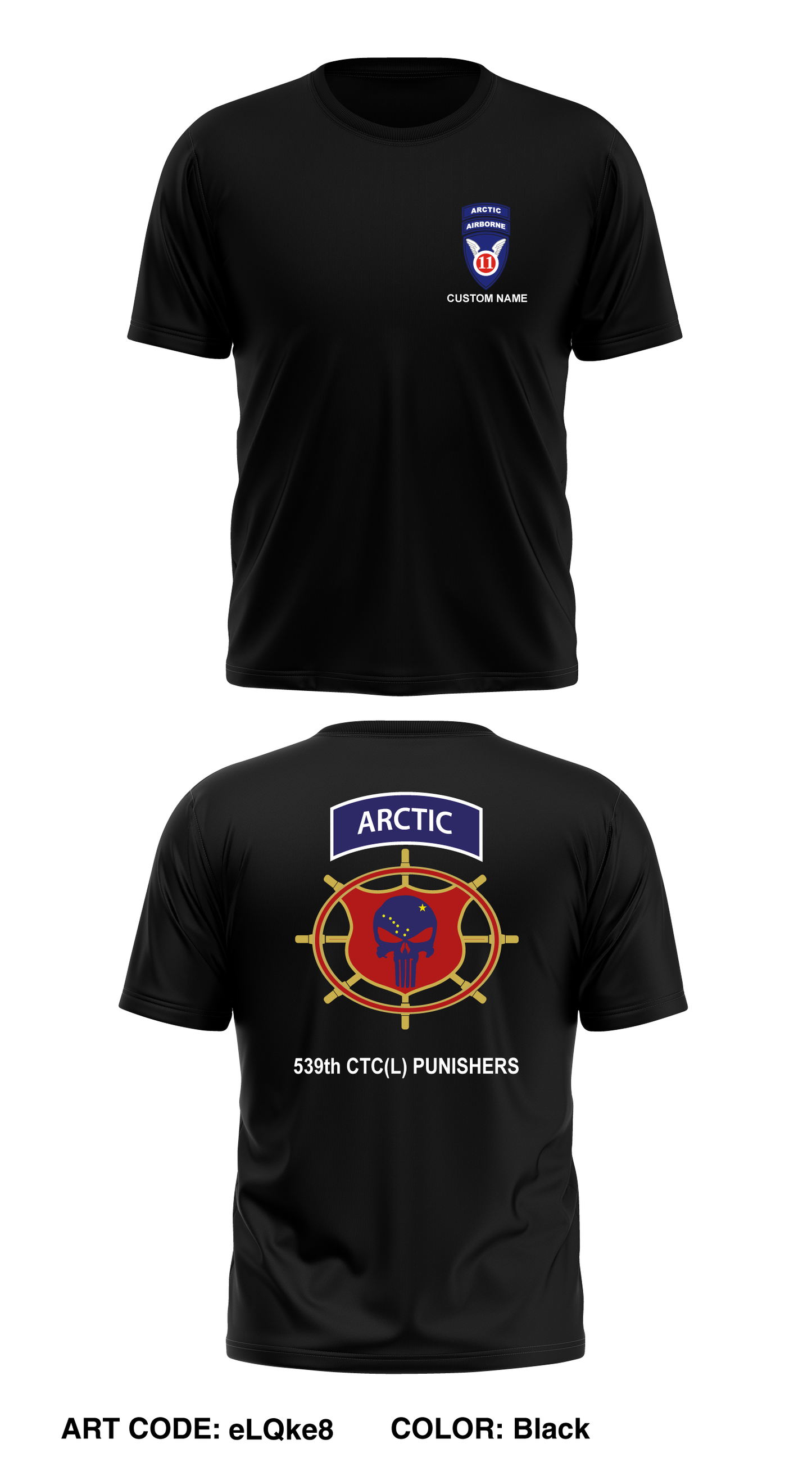 CUSTOM 539th CTC(L) Core Men's SS Performance Tee - eLQke8