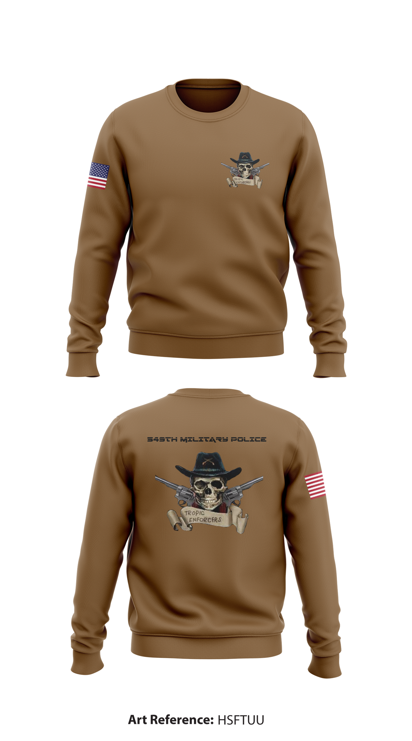 549th military police Store 1 Core Men's Crewneck Performance Sweatshirt - hsFtuU