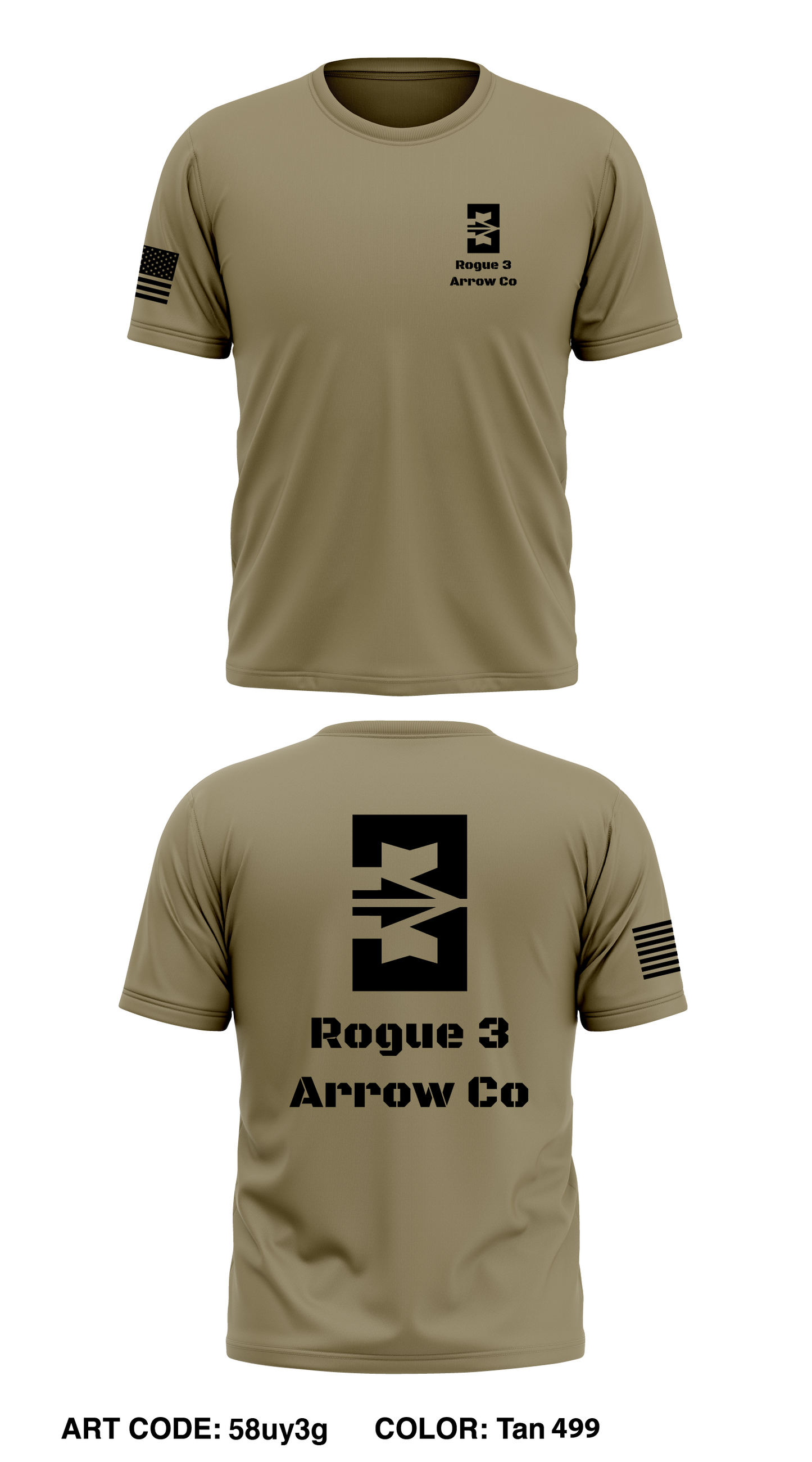 Rogue 3rd Core Men's SS Performance Tee - 58uy3g