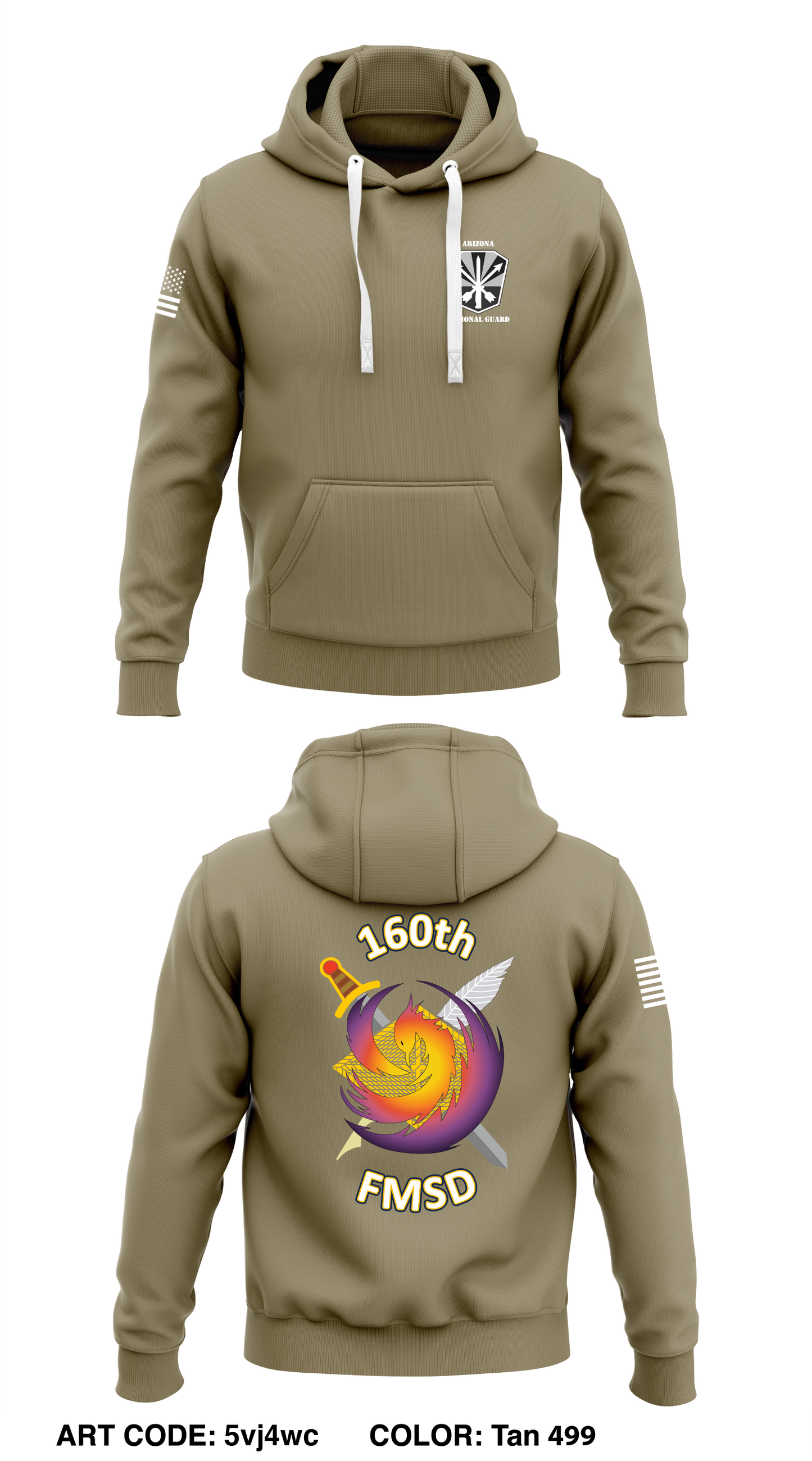 16th FMSD Core Men's Hooded Performance Sweatshirt - 5vj4wc