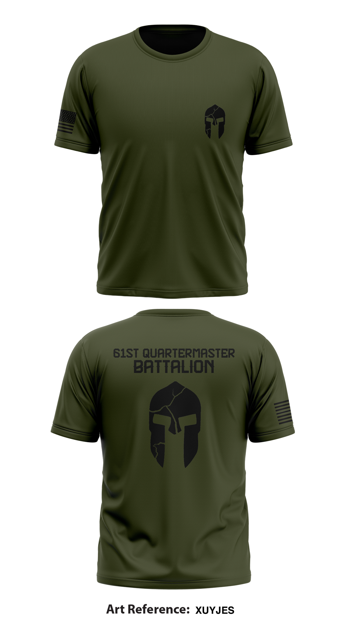 61st QUARTERMASTER BATTALION Store 1 Core Men's SS Performance Tee - xuyJES