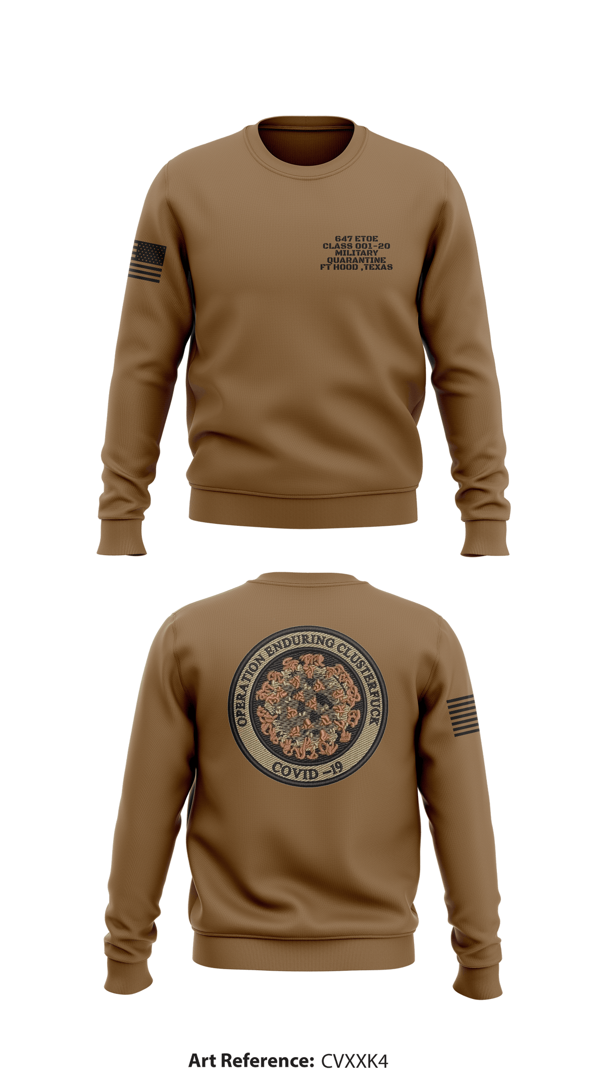 647 ETOE Store 1 Core Men's Crewneck Performance Sweatshirt - CvXxk4