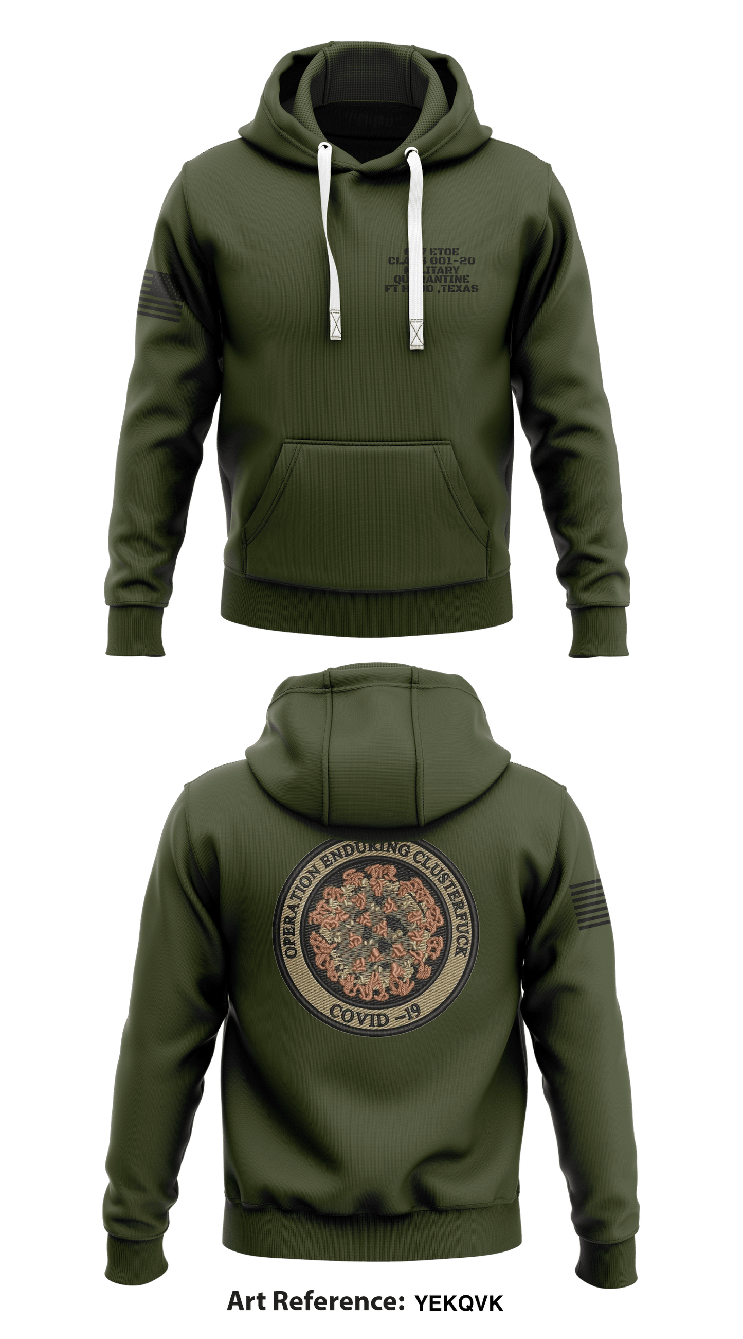 647 ETOE Store 1 Core Men's Hooded Performance Sweatshirt - yekqVK