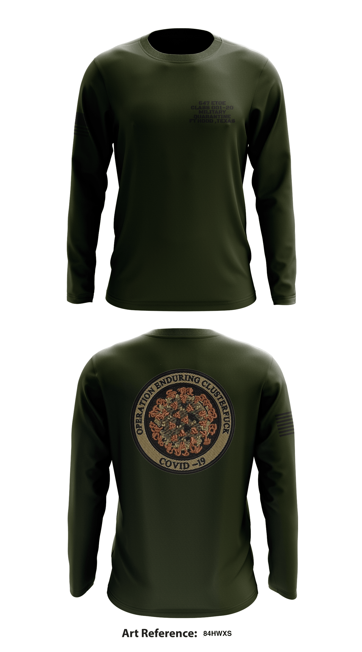 647 ETOE Store 1 Core Men's LS Performance Tee - 84Hwxs