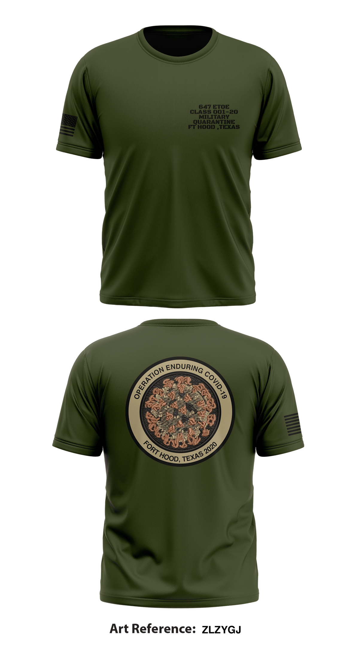 647 ETOE Store 1 Core Men's SS Performance Tee - ZLZygJ