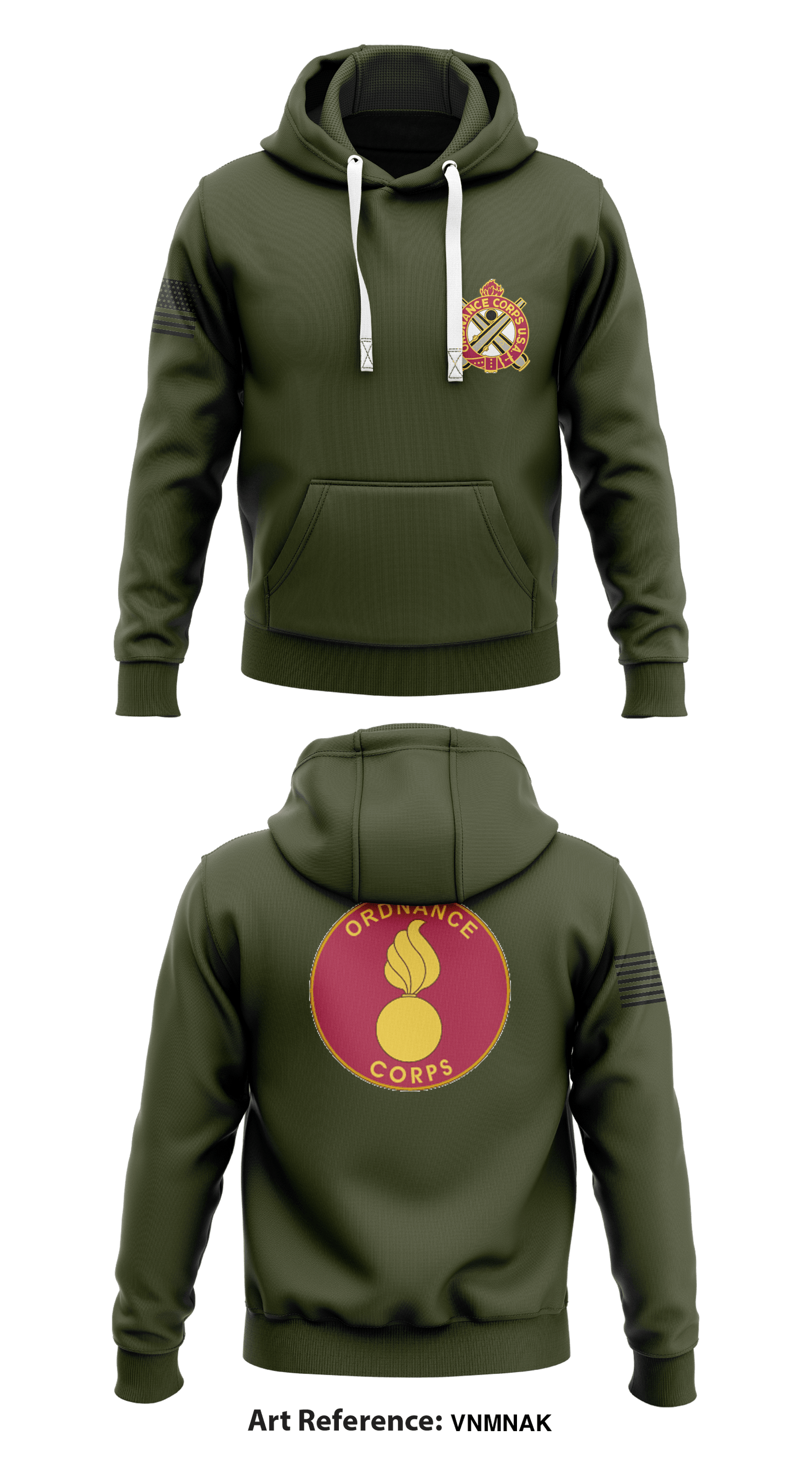 66th OD CO Core Men's Hooded Performance Sweatshirt - vnMNaK