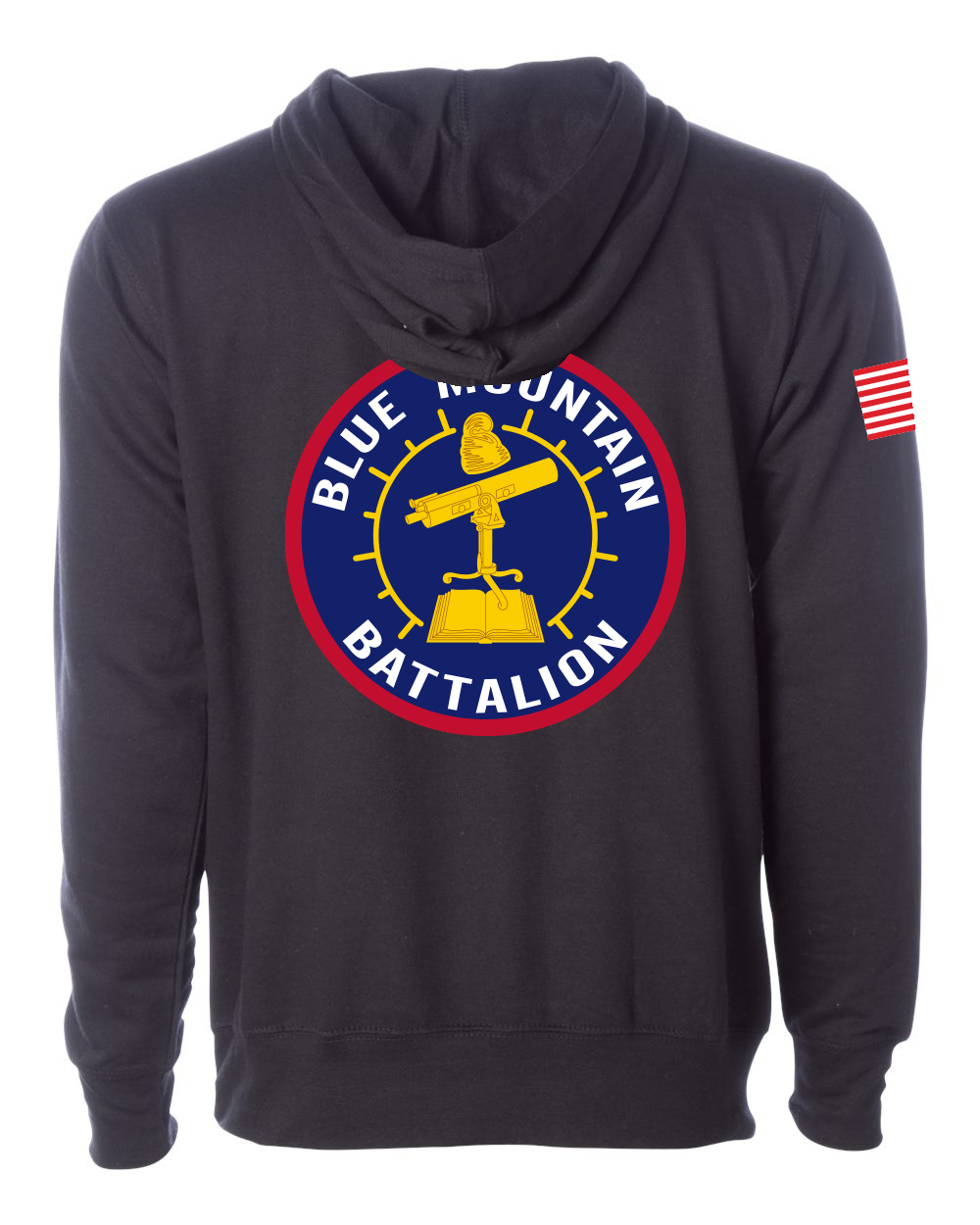 DICKINSON COLLEGE ARMY ROTC - THE BLUE MOUNTAIN BATTALION Comfort Unisex Hooded Sweatshirt - tt92Na