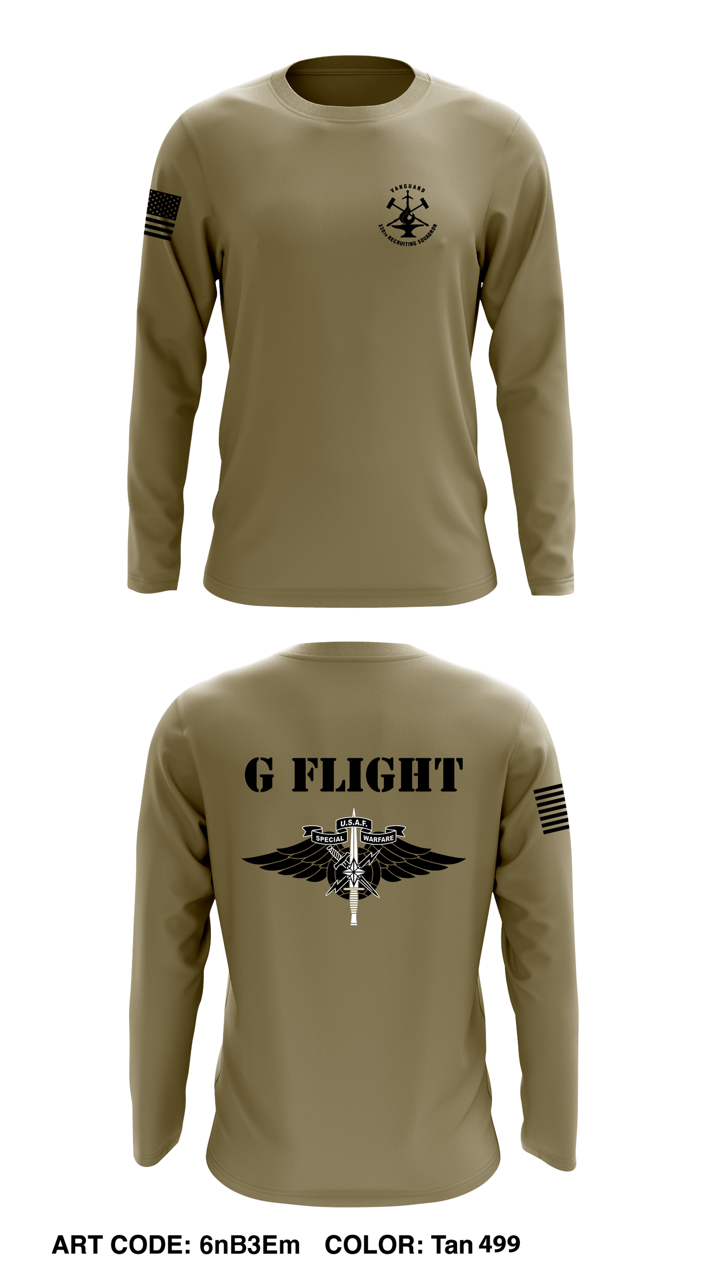 330th G Flt Core Men's LS Performance Tee - 6nB3Em