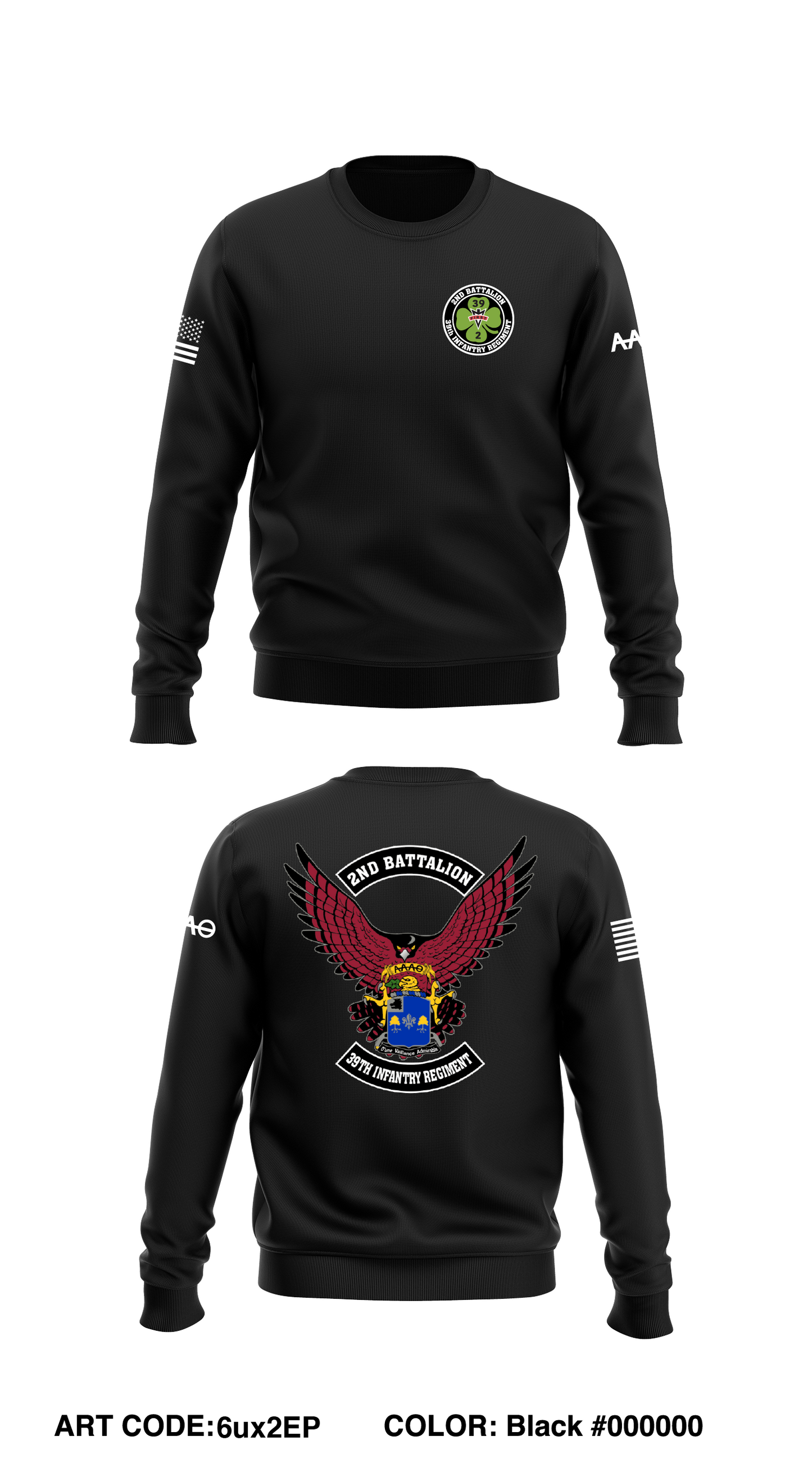 B co 2-39 IN Comfort Unisex Crewneck Sweatshirt - 6ux2EP