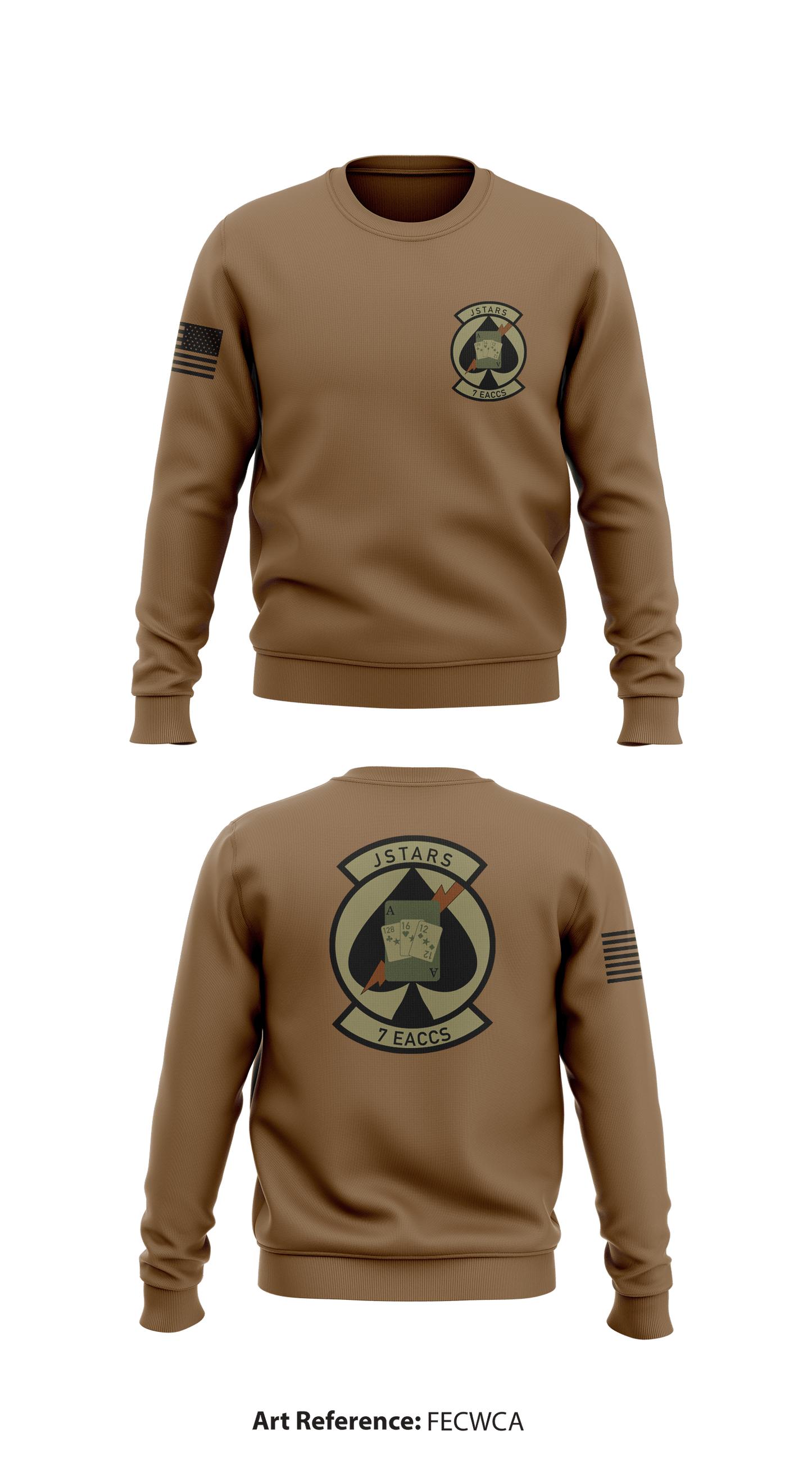 7 EACCS Store 1 Core Men's Crewneck Performance Sweatshirt - fECwCa