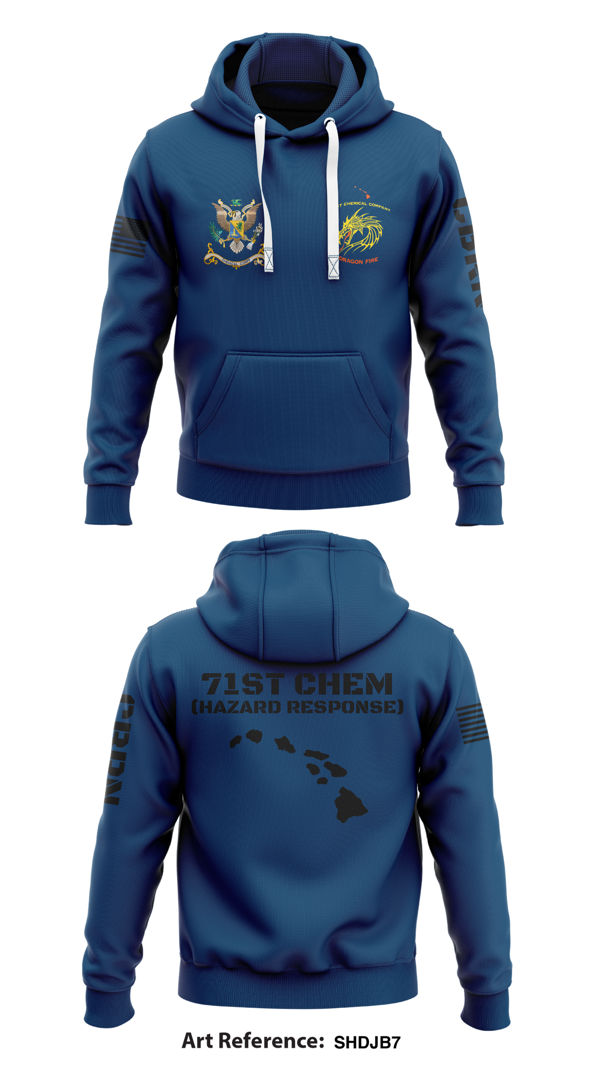 71st CHEM (Hazard Response) Store 1 Core Men's Hooded Performance Sweatshirt - sHDjB7