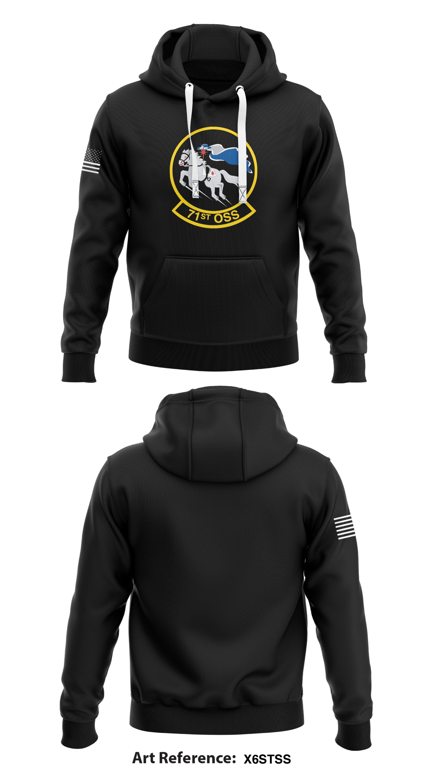 71st OSS Store 1 Core Men's Hooded Performance Sweatshirt - x6StSs