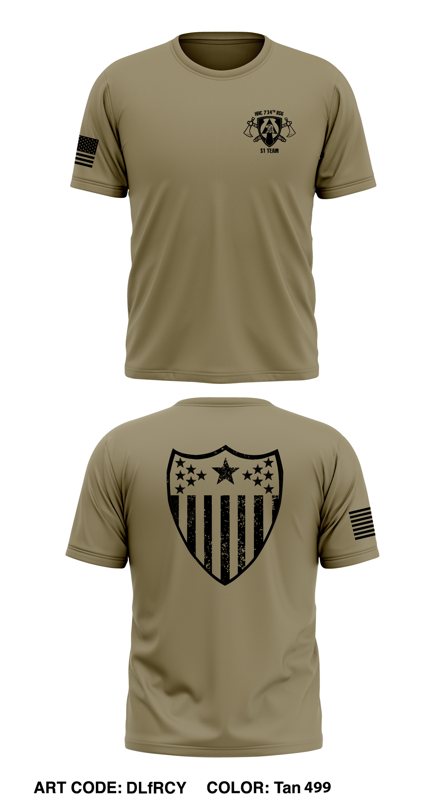 734th RSG S1 Team Store 1 Core Men's SS Performance Tee - DLfRCY