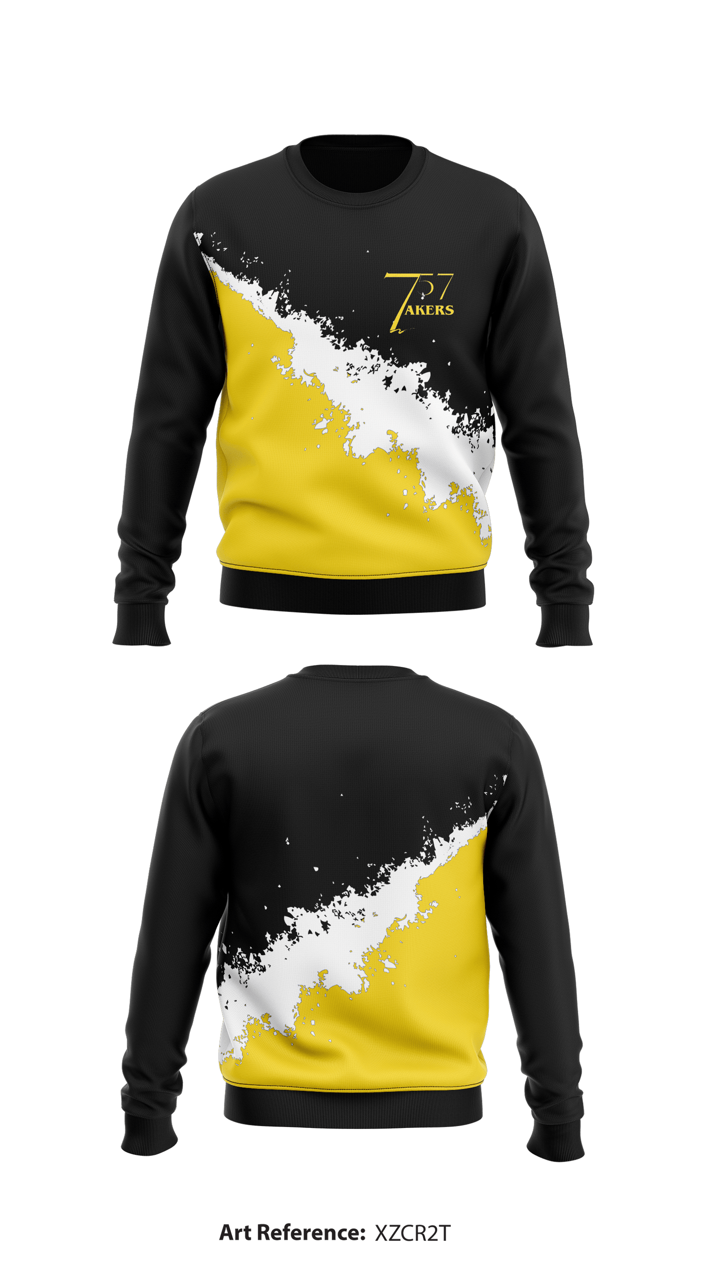 757 Lakers Core Men's Crewneck Performance Sweatshirt - xzCr2T