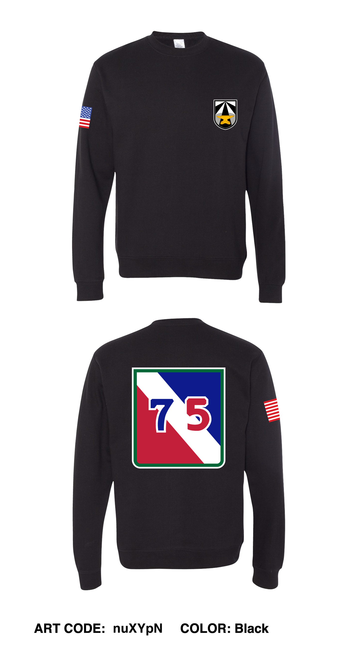 75th Innovation Command Comfort Unisex Crewneck Sweatshirt - nuXYpN