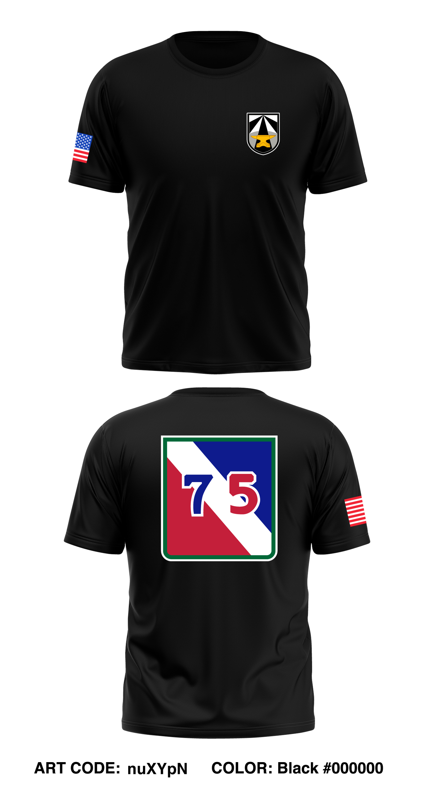 75th Innovation Command Core Men's SS Performance Tee - nuXYpN