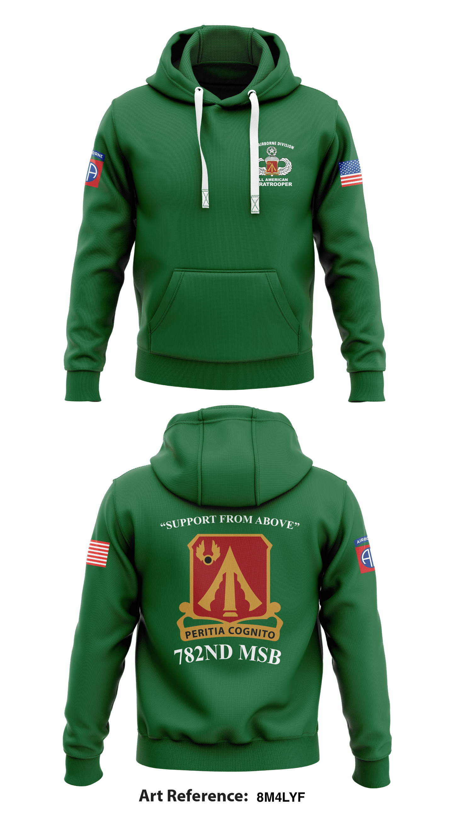 782nd MSB Core Men's Hooded Performance Sweatshirt - 8m4LyF