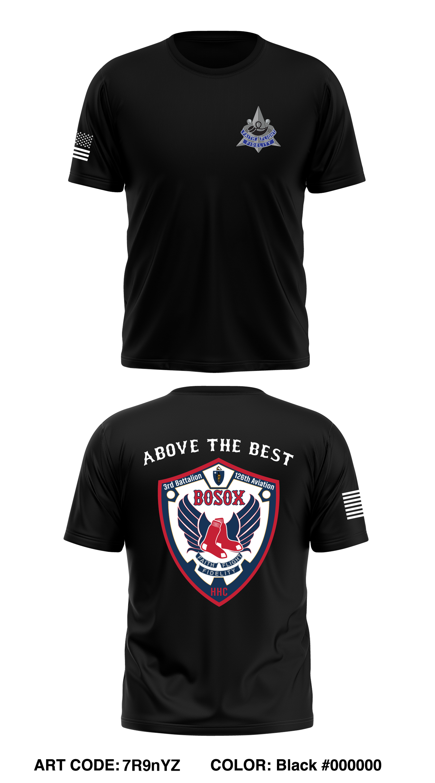 HHC 3-126 GSAB Core Men's SS Performance Tee - 7R9nYZ
