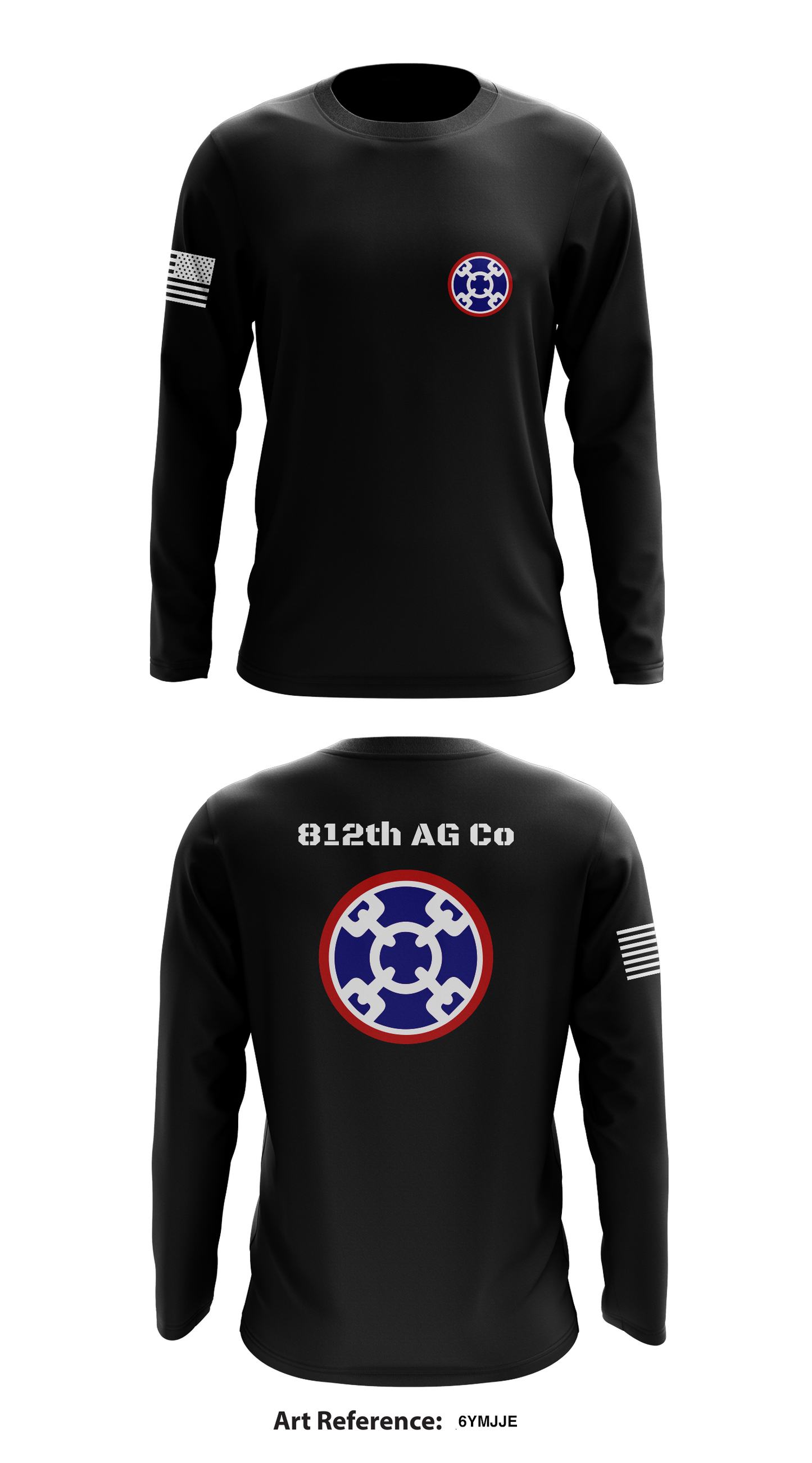 812th AG Co Store 1 Core Men's LS Performance Tee - 6YMJjE