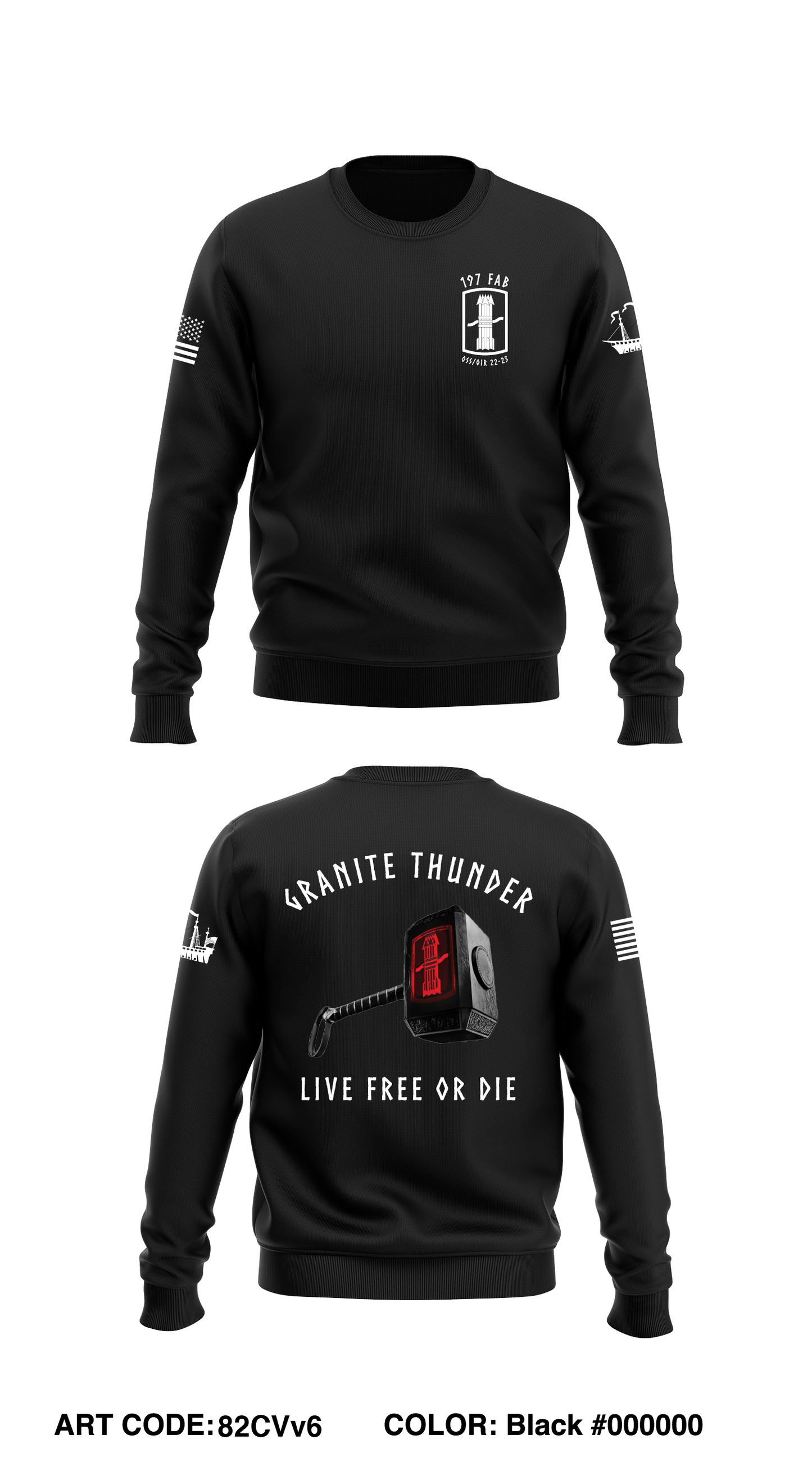 197 FAB Core Men's Crewneck Performance Sweatshirt - 82CVv6