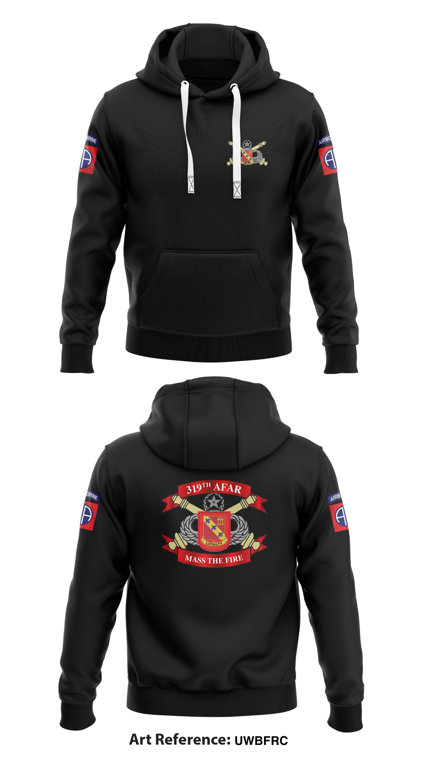 82d Airborne Division Artillery Store 1 Core Men's Hooded Performance Sweatshirt - UwBFrC
