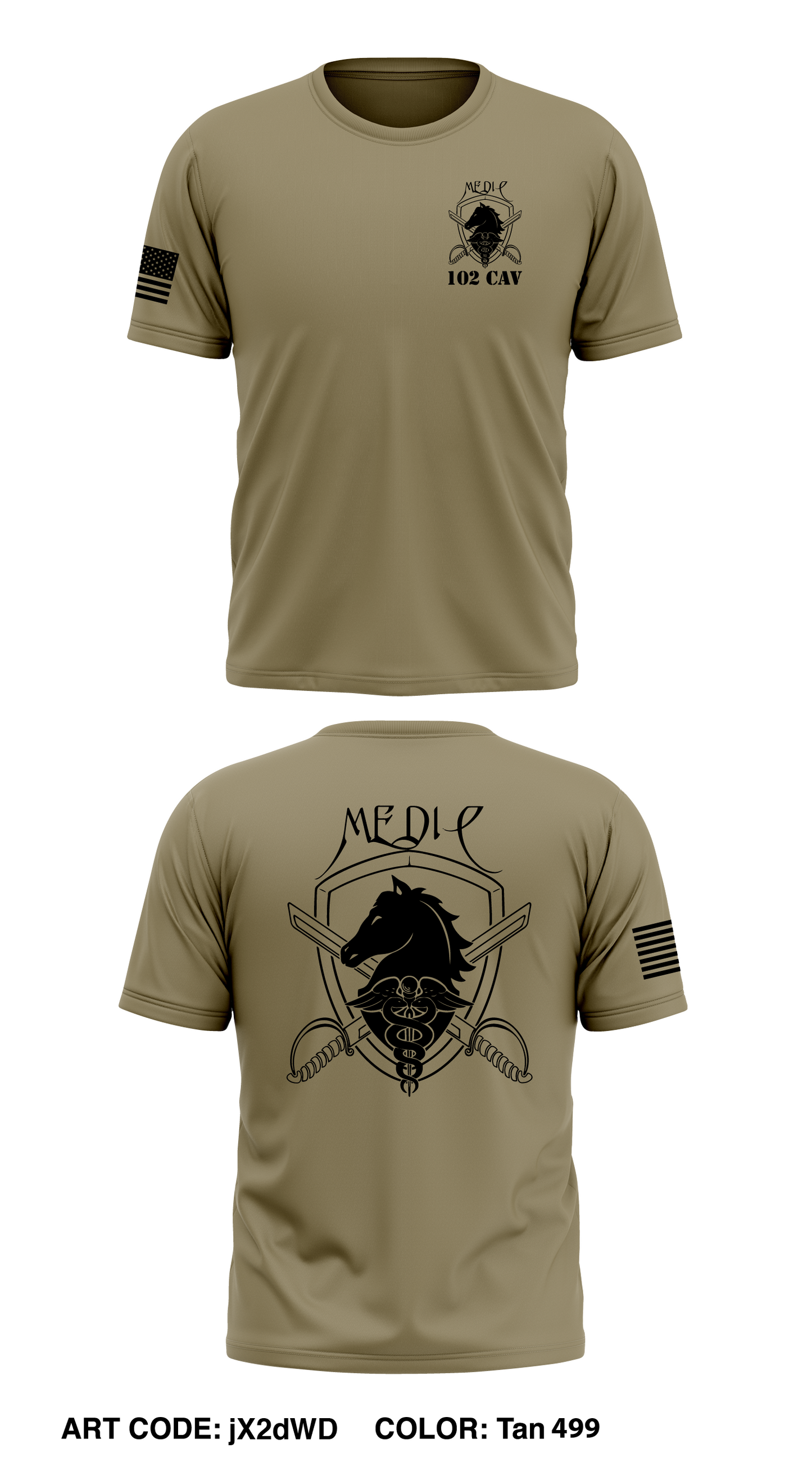 102 CAV MEDIC Core Men's SS Performance Tee - jX2dWD