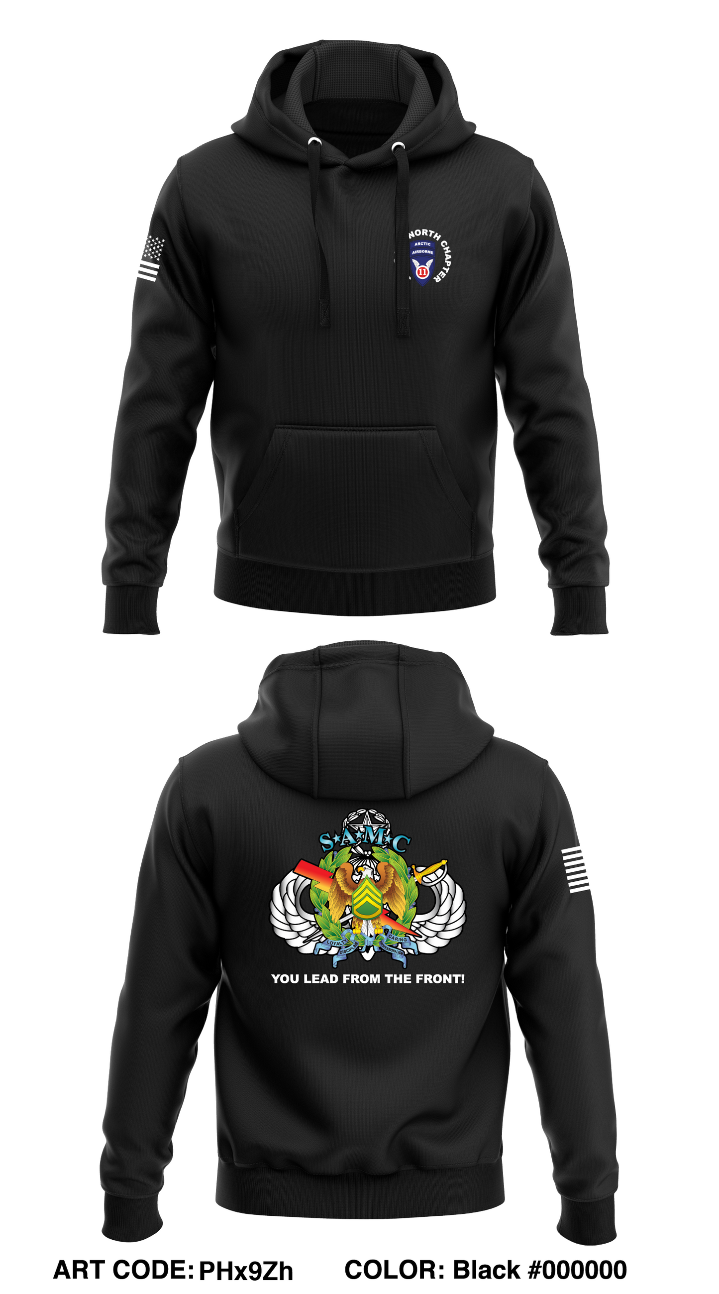 SAMC Far North Chapter Core Men's Hooded Performance Sweatshirt - PHx9Zh