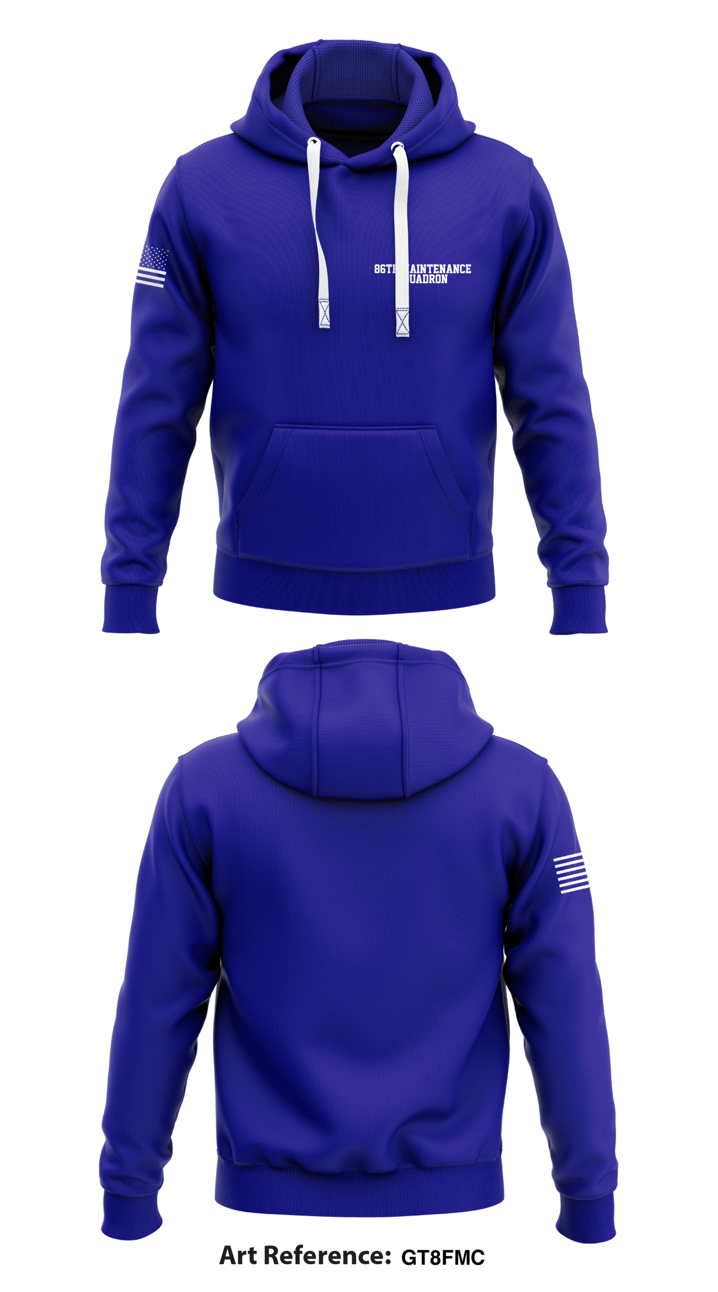 86th Maintenance Squadron Store 1 Core Men's Hooded Performance Sweatshirt - gt8Fmc