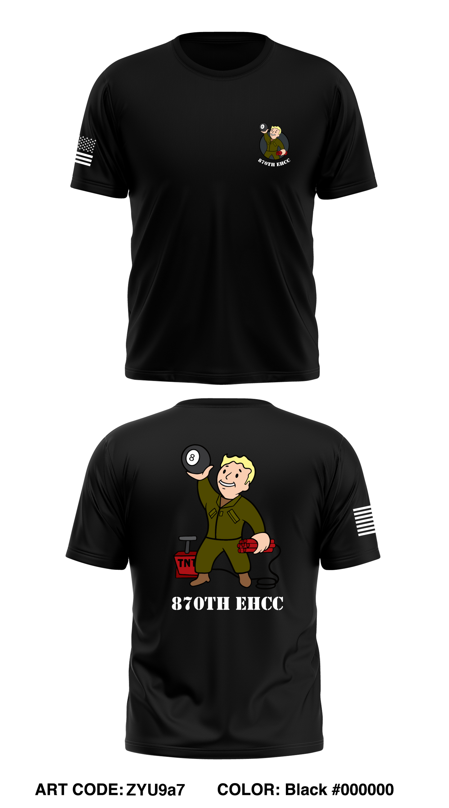 870th EHCC Store 1 Core Men's SS Performance Tee - ZYU9a7