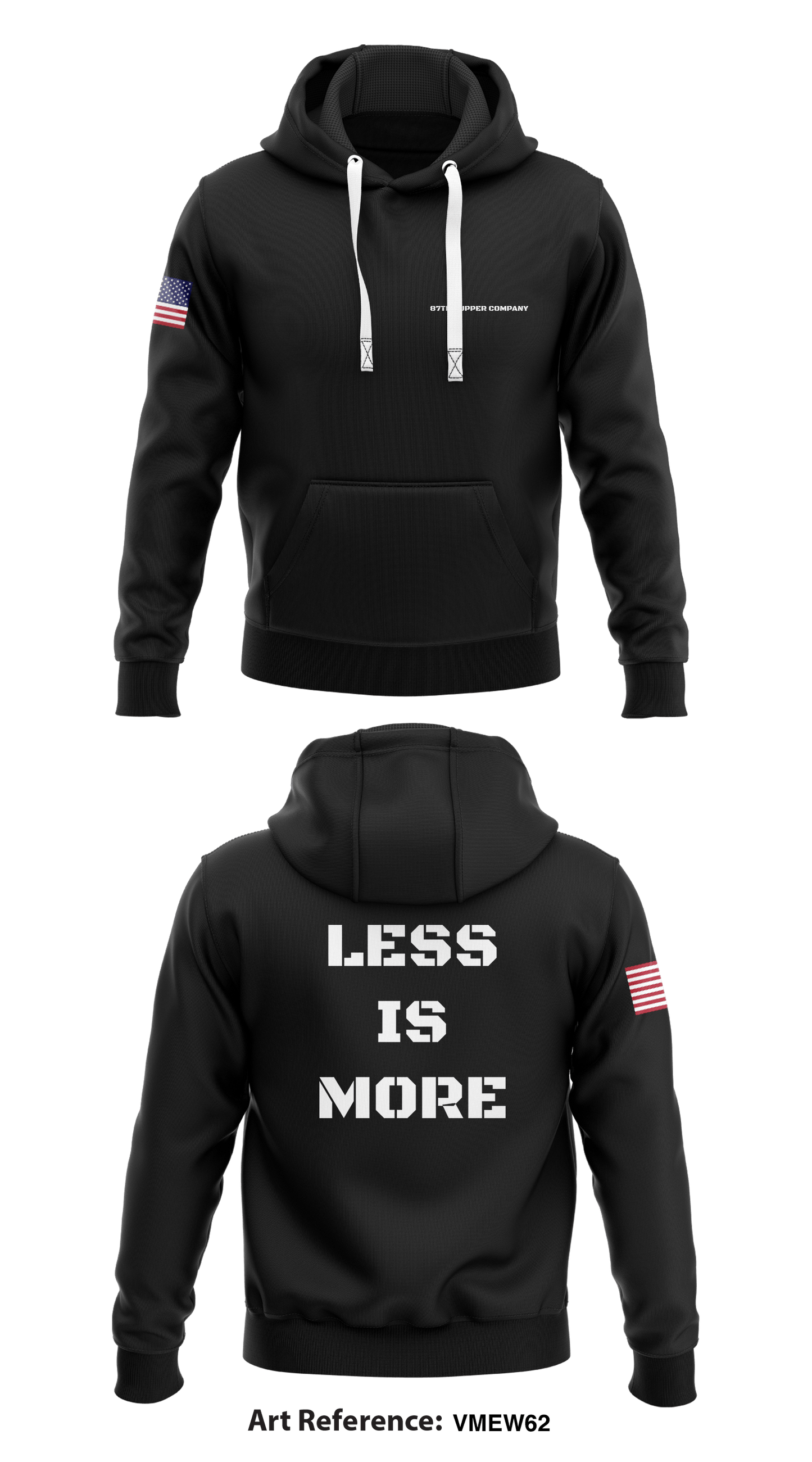 87th supper company Store 1 Core Men's Hooded Performance Sweatshirt - B9FuJ2