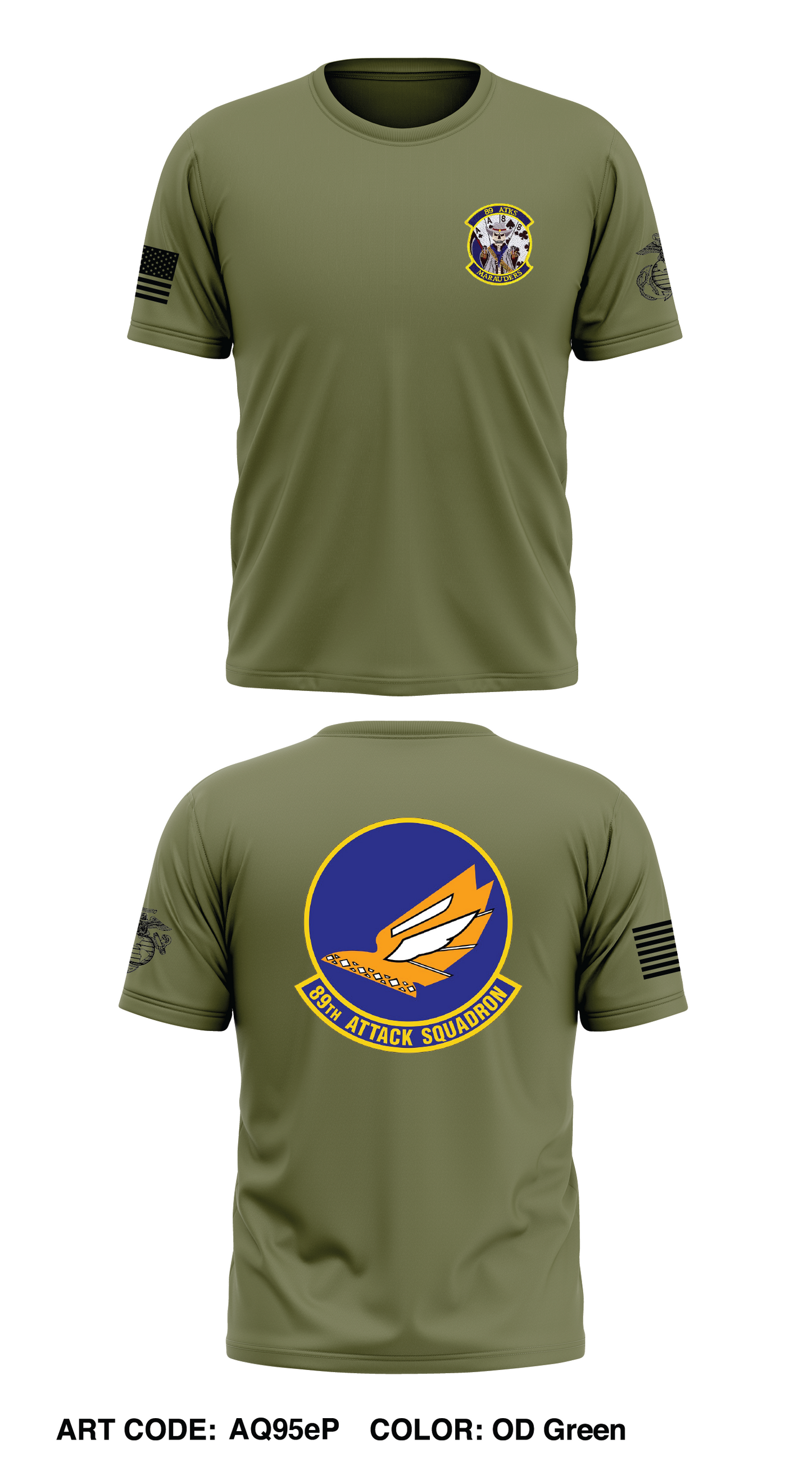 89 ATKS Store 2 Core Men's SS Performance Tee - AQ95eP