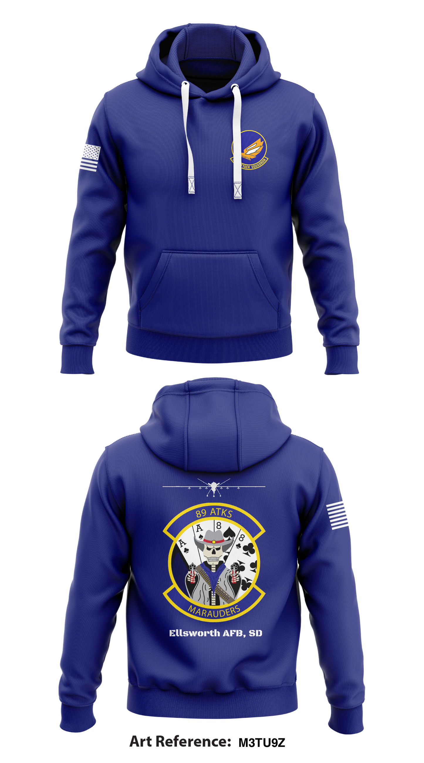 89 ATKS Store 1 Core Men's Hooded Performance Sweatshirt - M3TU9Z