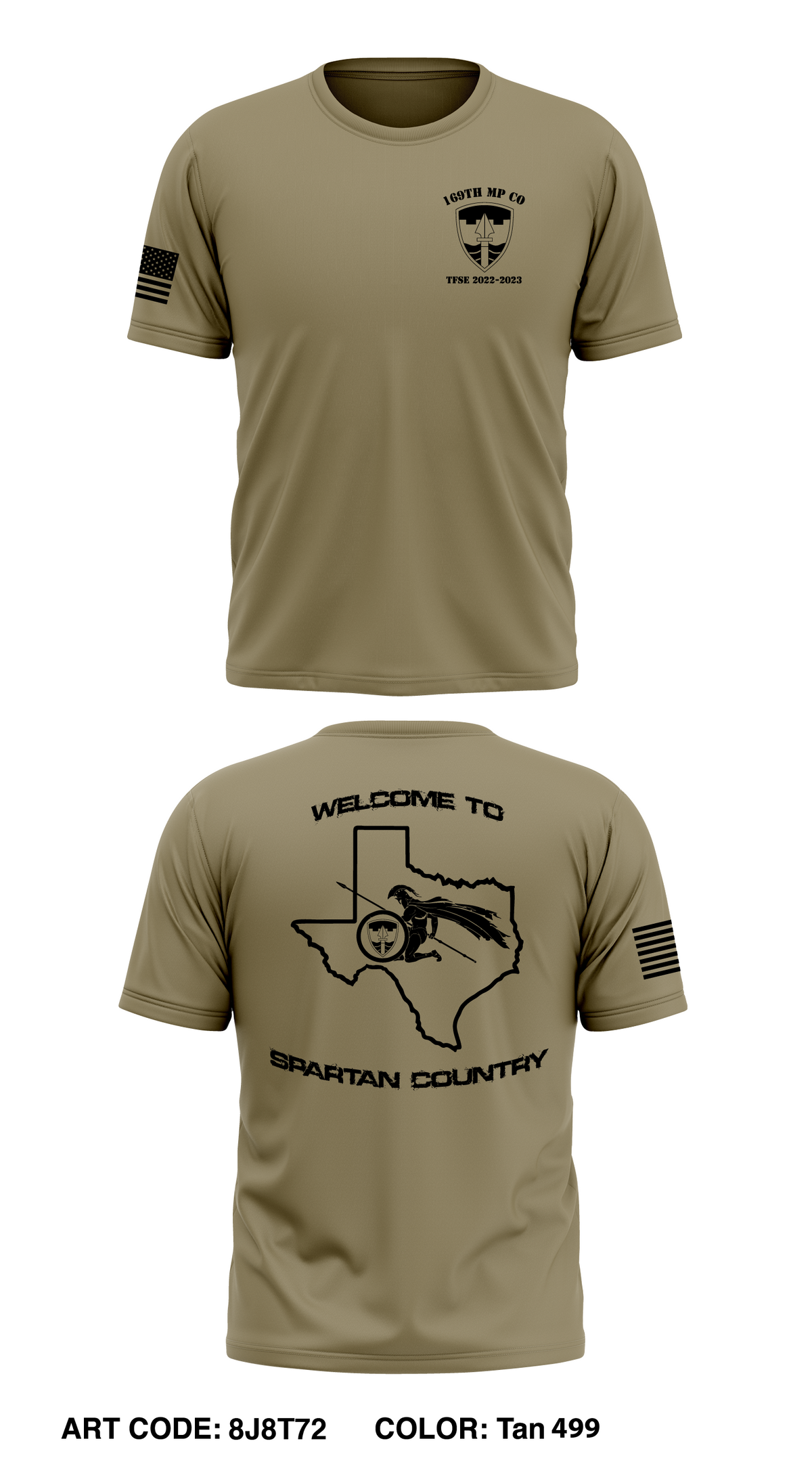 169TH Military Police Company Core Men's SS Performance Tee - 8J8T72