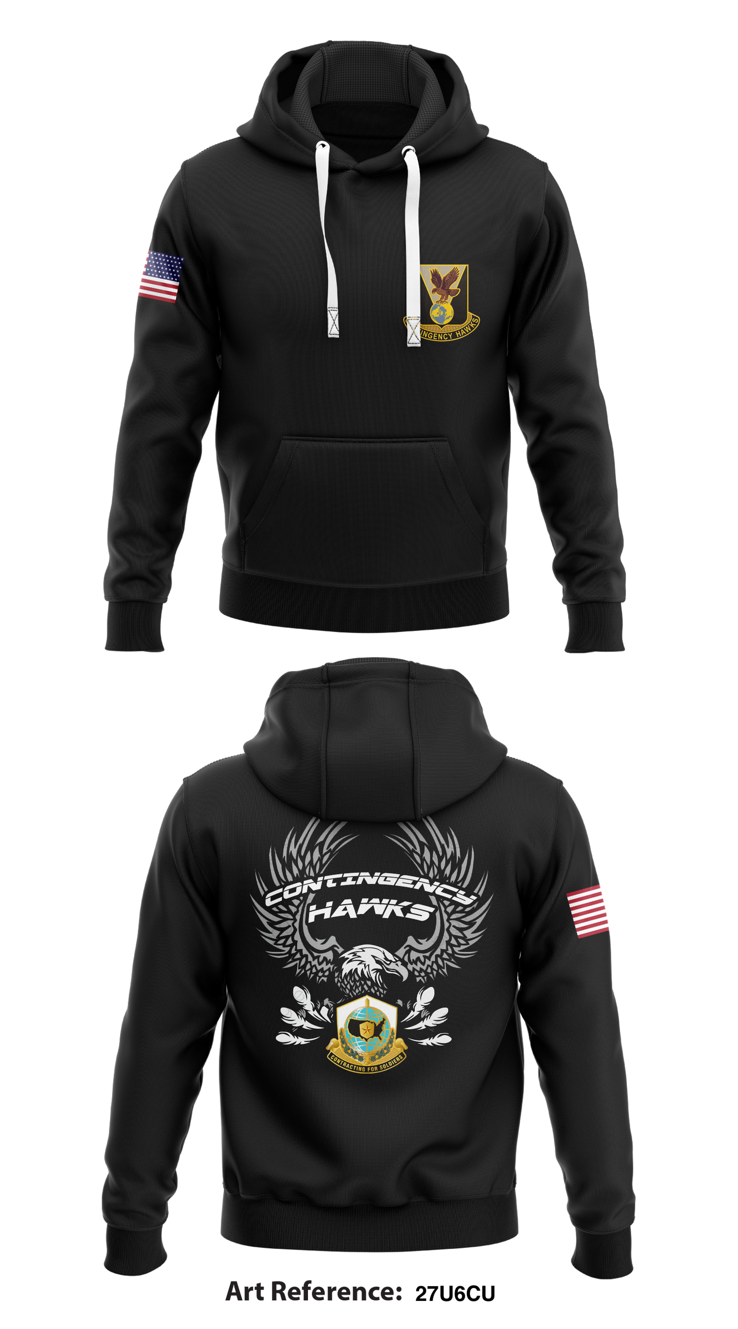 9th Contracting Battalion Core Men's Hooded Performance Sweatshirt - 27u6CU