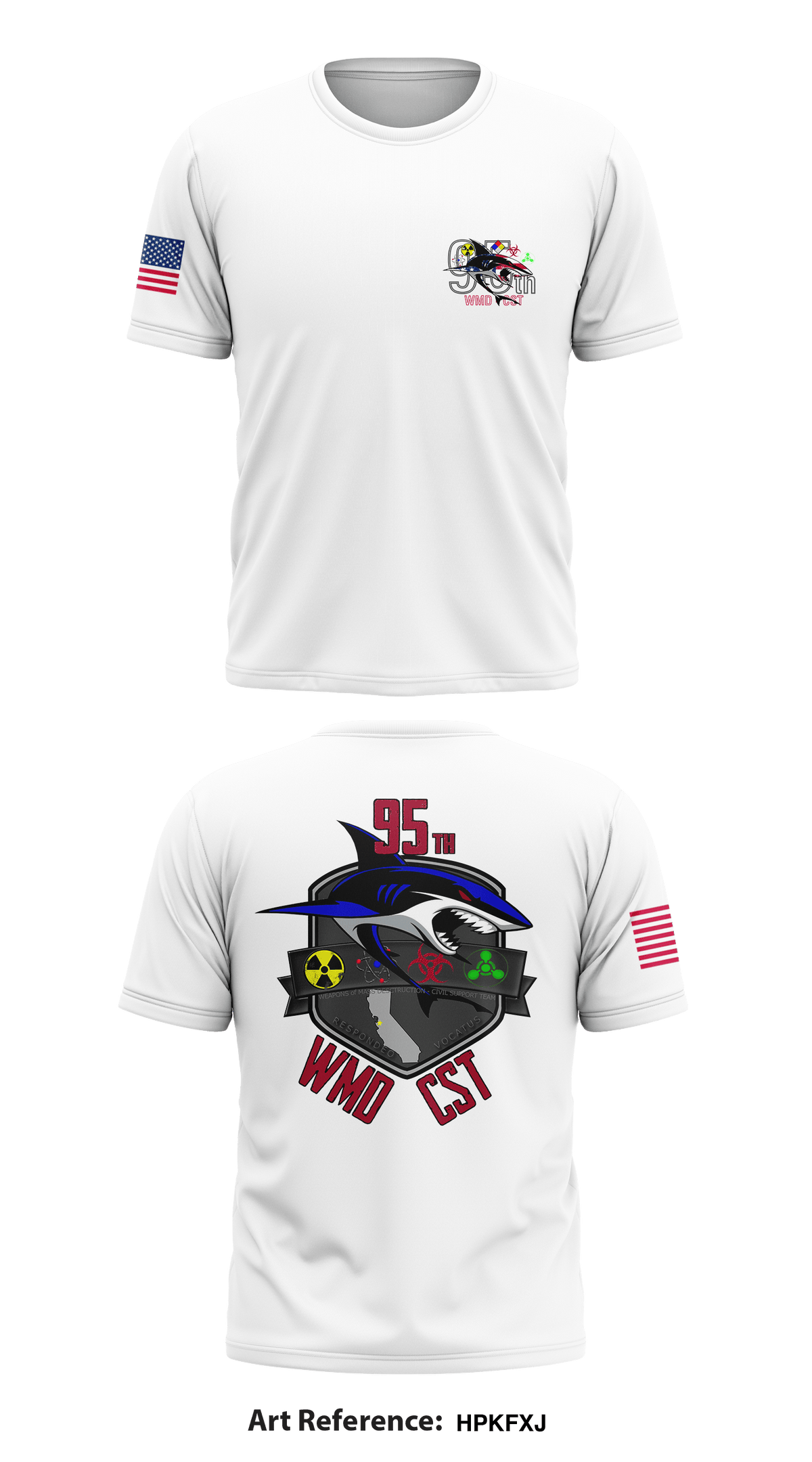 95th Weapons of Mass Destruction - Civil Support Team Core Men's SS Performance Tee - HpkFXj