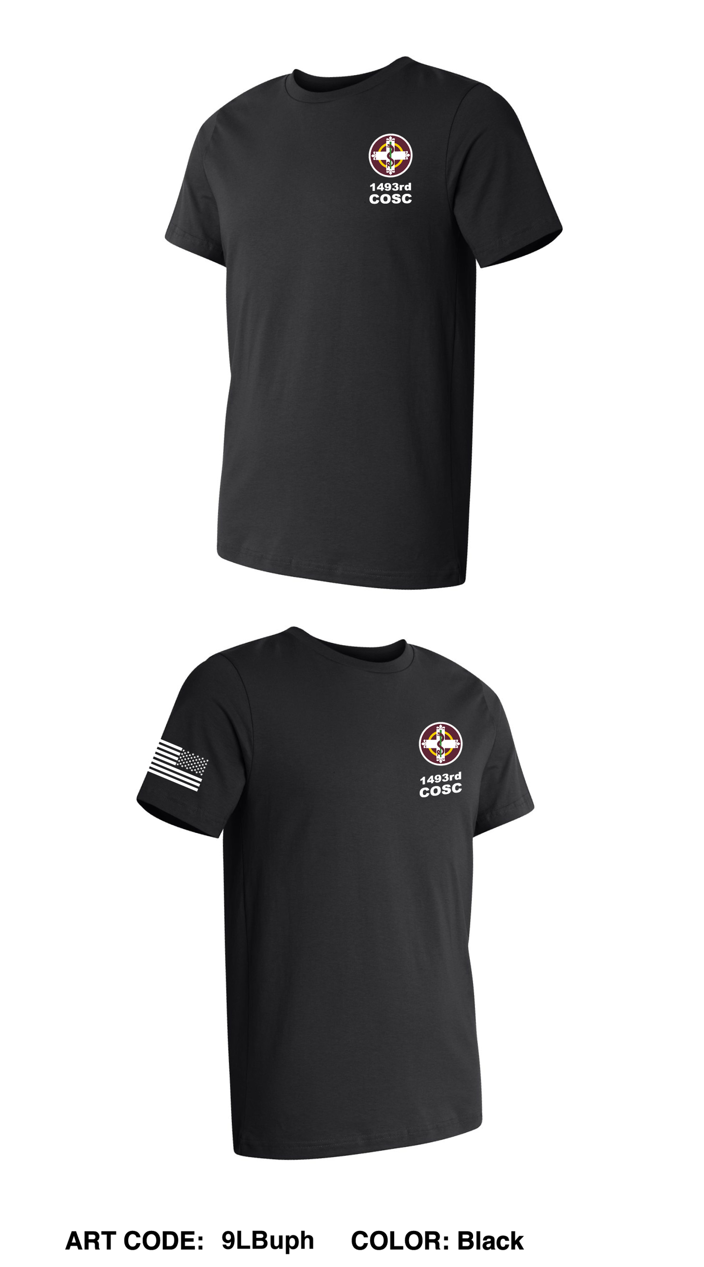 1493rd COSC Comfort Unisex Cotton SS Tee - 9LBuph