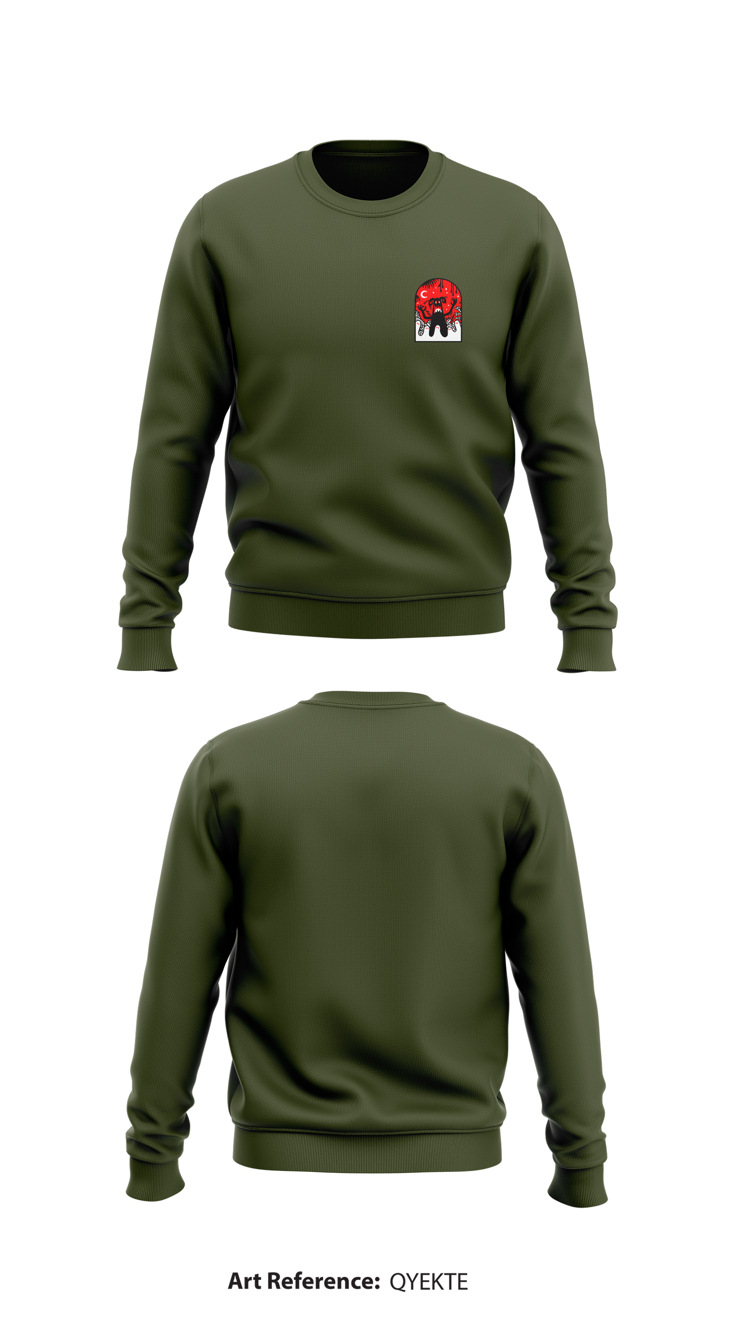 A/1 POB (A) Store 1 Core Men's Crewneck Performance Sweatshirt - QYEktE