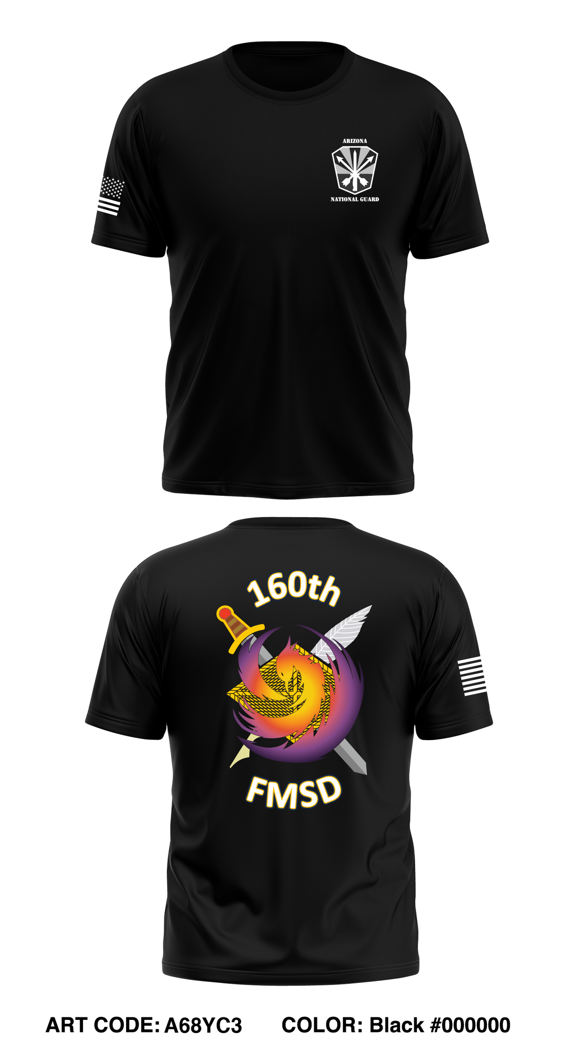 160th FMSD Core Men's SS Performance Tee - A68YC3