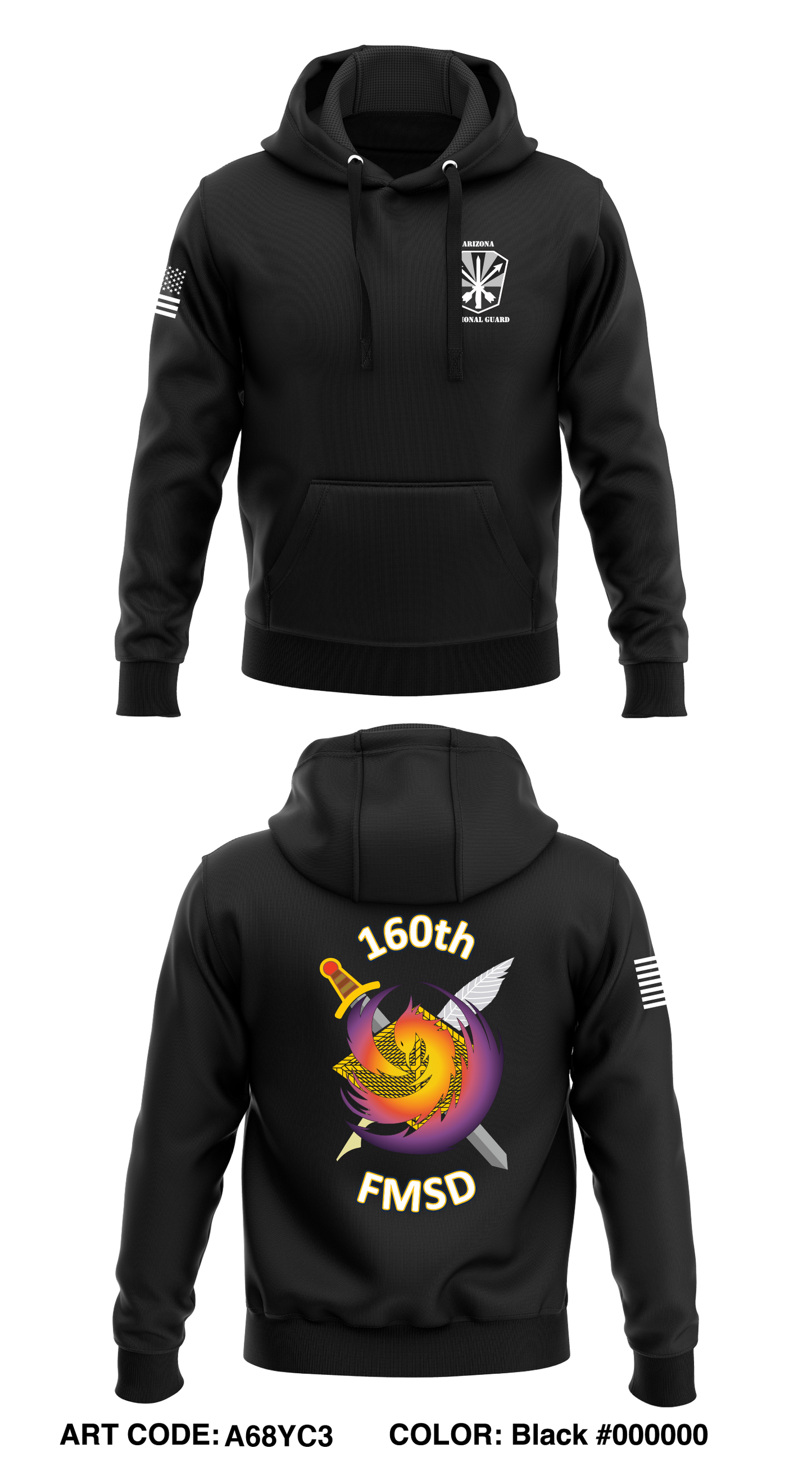 16th FMSD Core Men's Hooded Performance Sweatshirt - A68YC3