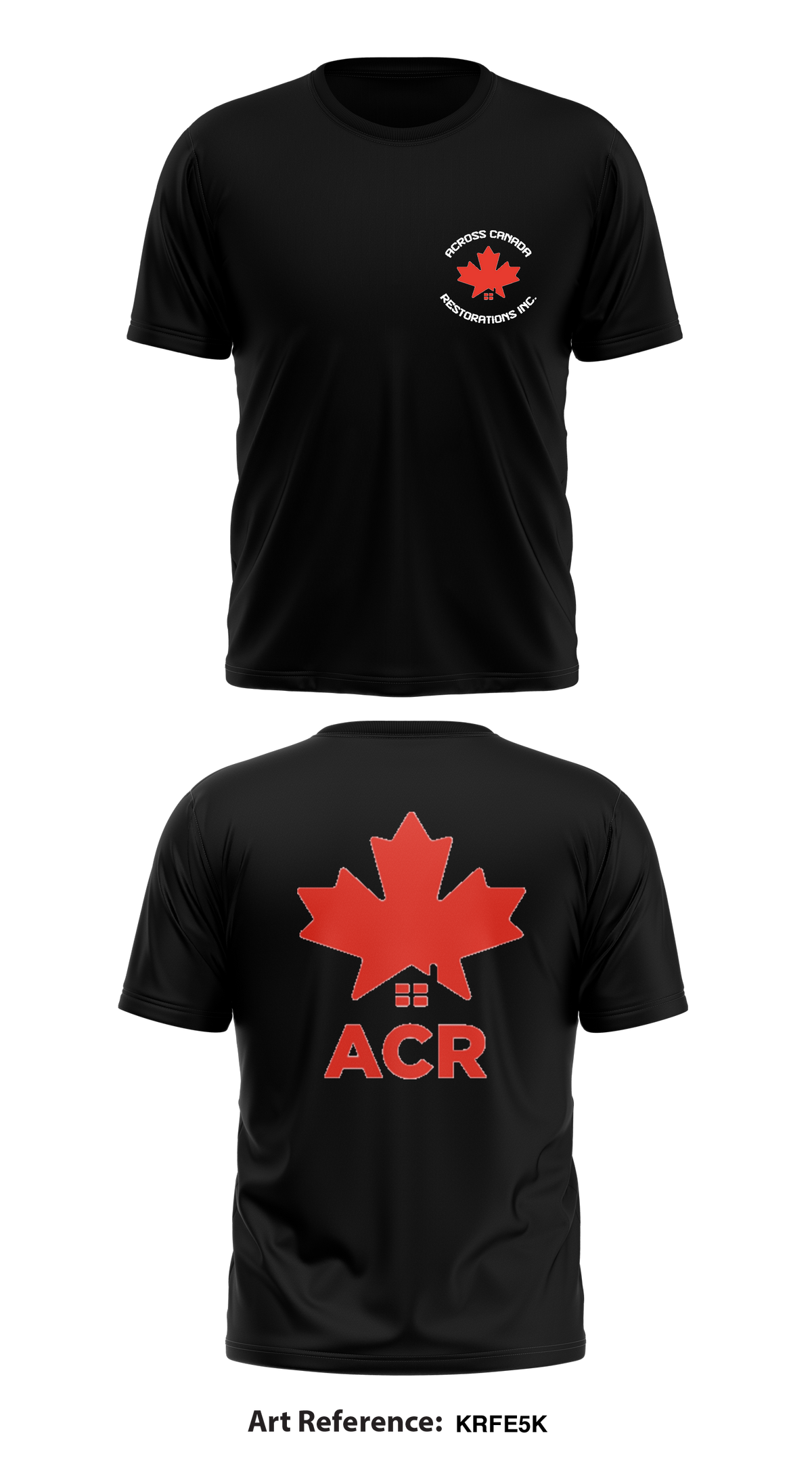 Across Canada Restorations Inc. Store 1 Core Men's SS Performance Tee - krfE5k