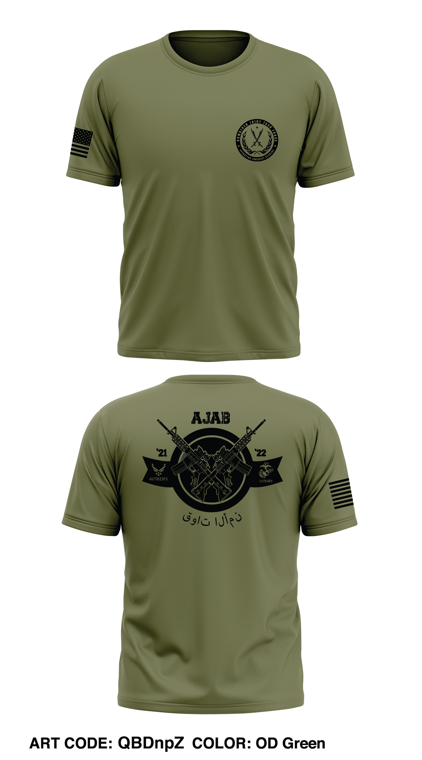 AJAB Store 1 Core Men's SS Performance Tee - QBDnpZ-ODG