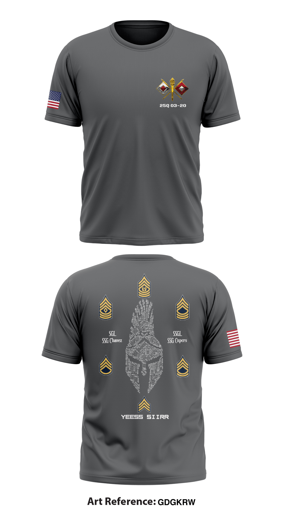 ALC 25Q Class 003-20 Store 1 Core Men's SS Performance Tee - gDgKrw