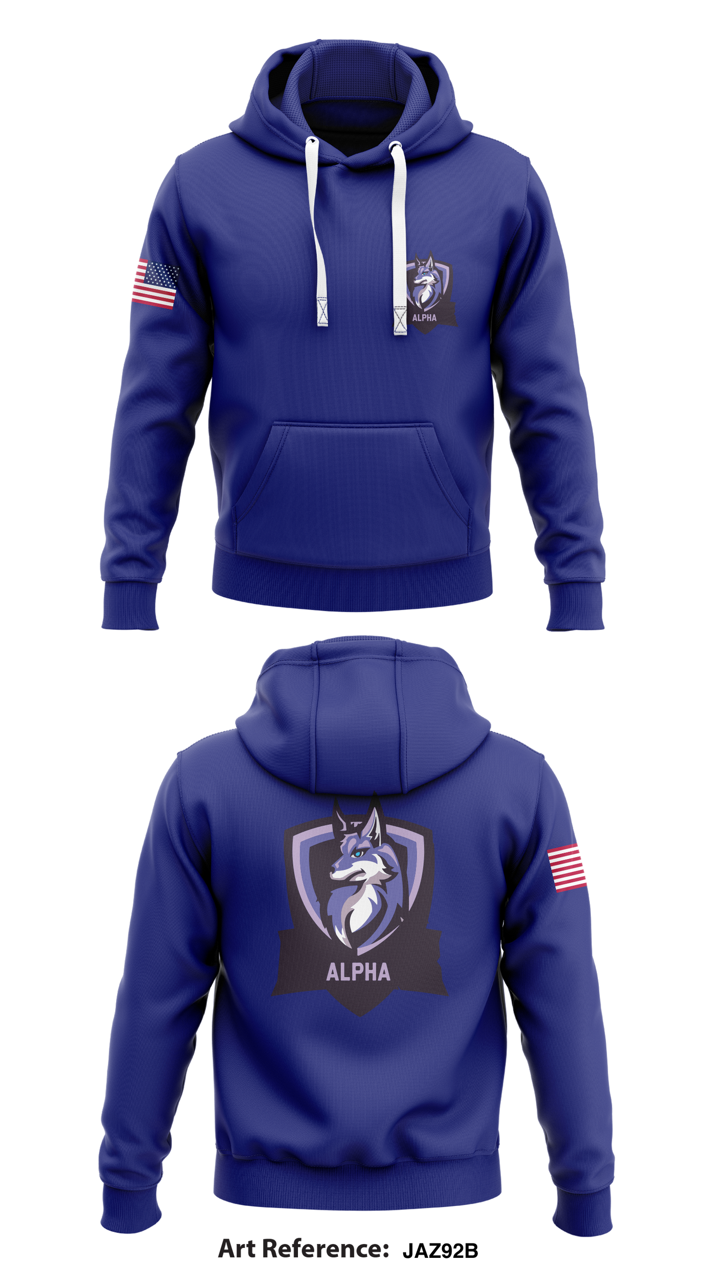 ALPHA Store 1 Core Men's Hooded Performance Sweatshirt - JAz92B
