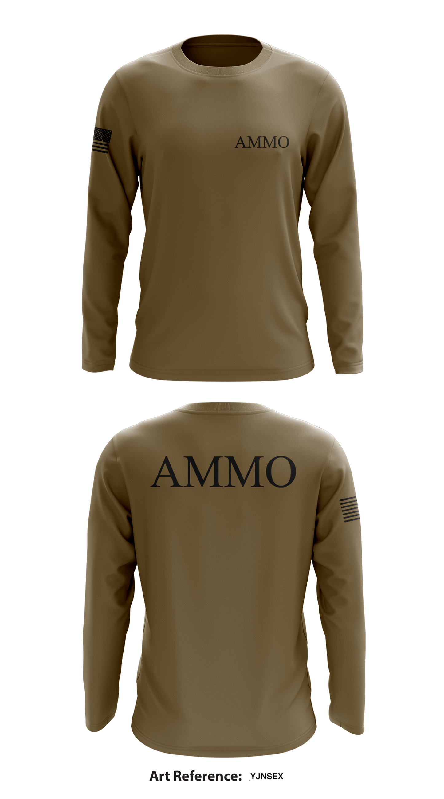 Ammo Store 2 Core Men's LS Performance Tee - YJNsex